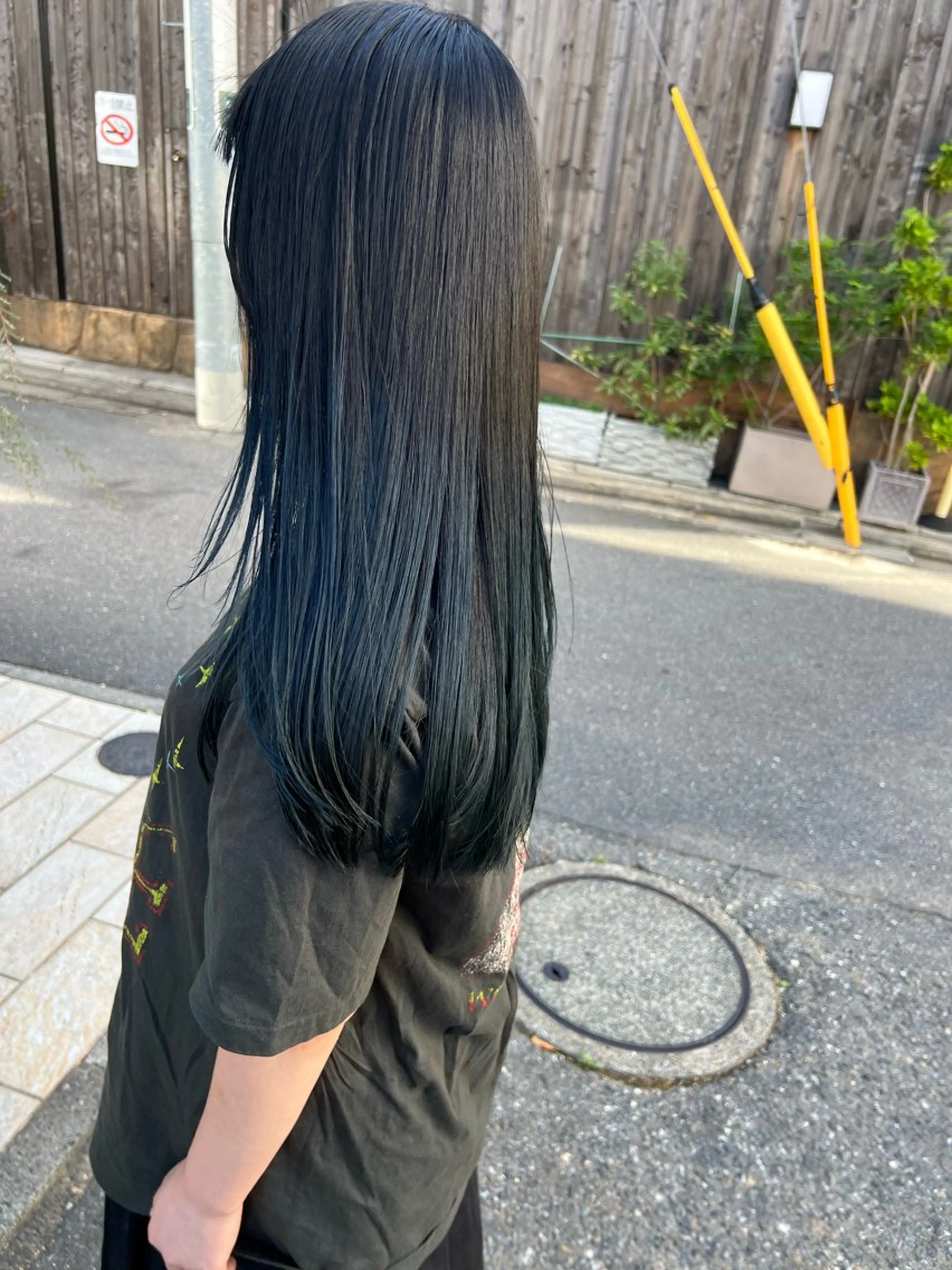 ロング カラー ブルーカラー グラデーションカラー ロング カット ヘアカラー sakoda shunkiのヘアスタイル