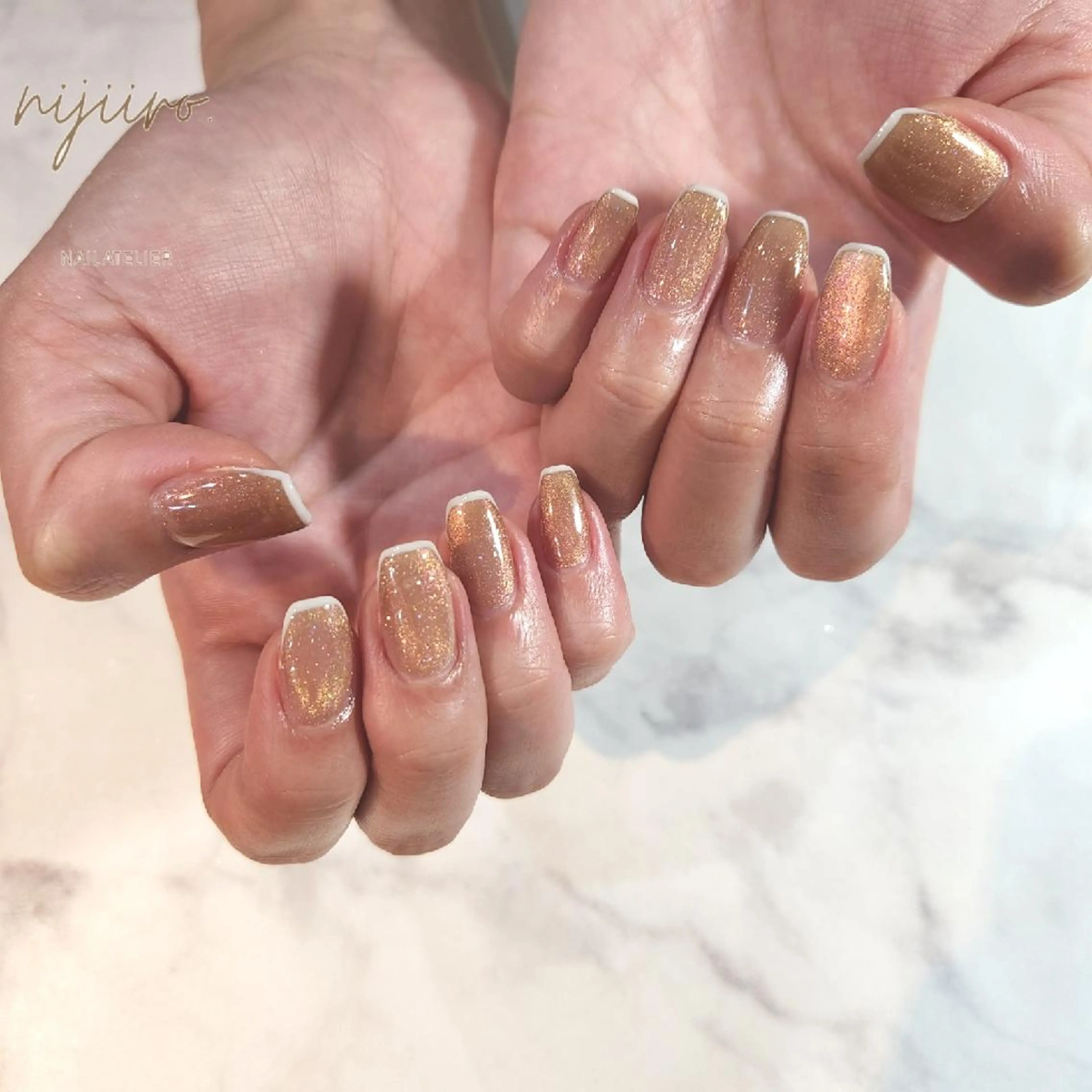 ネイル ハンドネイル nailatelier nijiiro.所属・nijiiro🌈 サトウのネイルデザイン