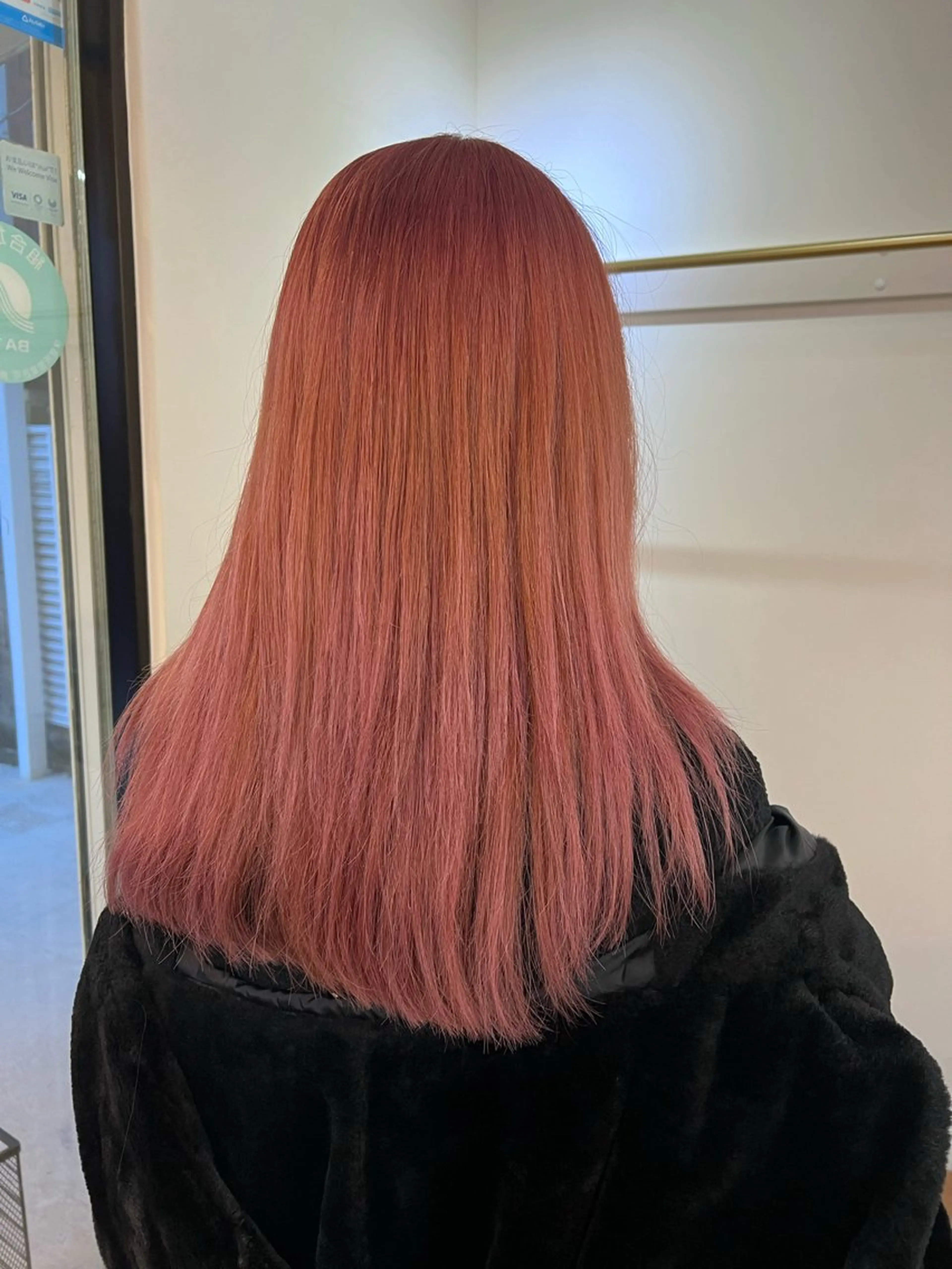 カラー ピンクカラー イシイ ハルナ 🤍のヘアスタイル