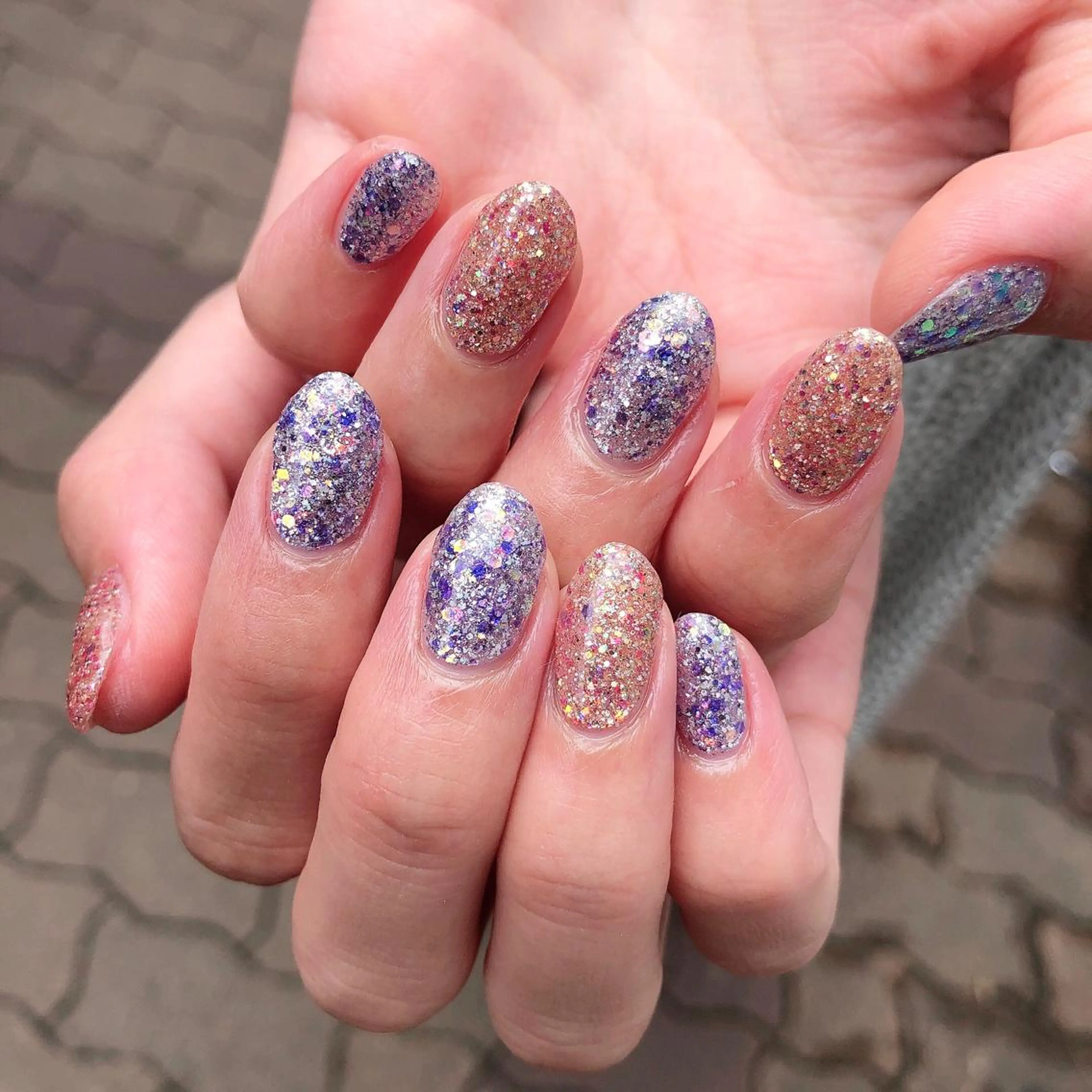 ロング カラー ヘアアレンジ キッズ ネイル マツエク・マツパ 福田 加奈のネイルデザイン