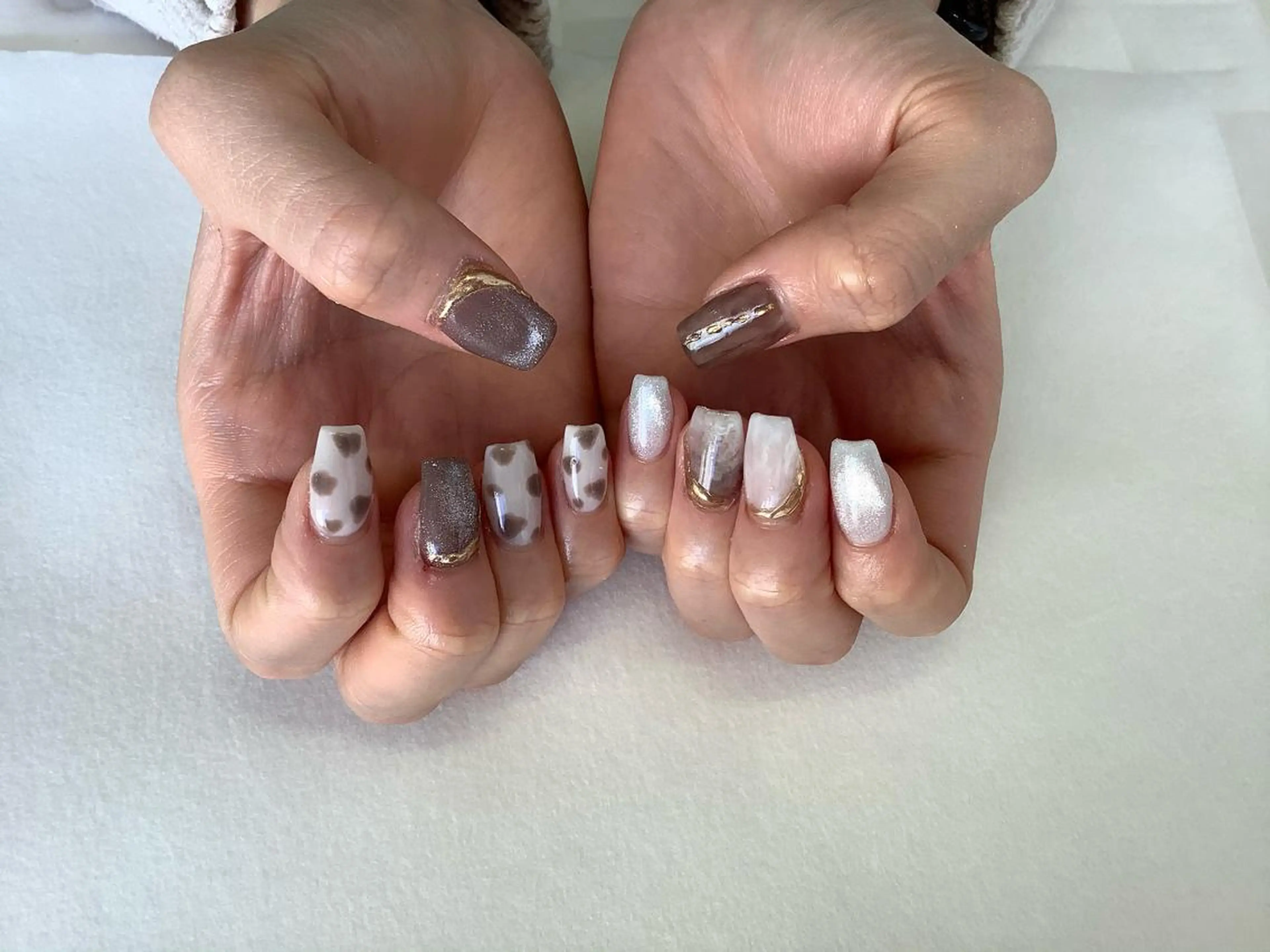 ネイル ハンドネイル 💎🐰 saki. m 🐰💎のネイルデザイン