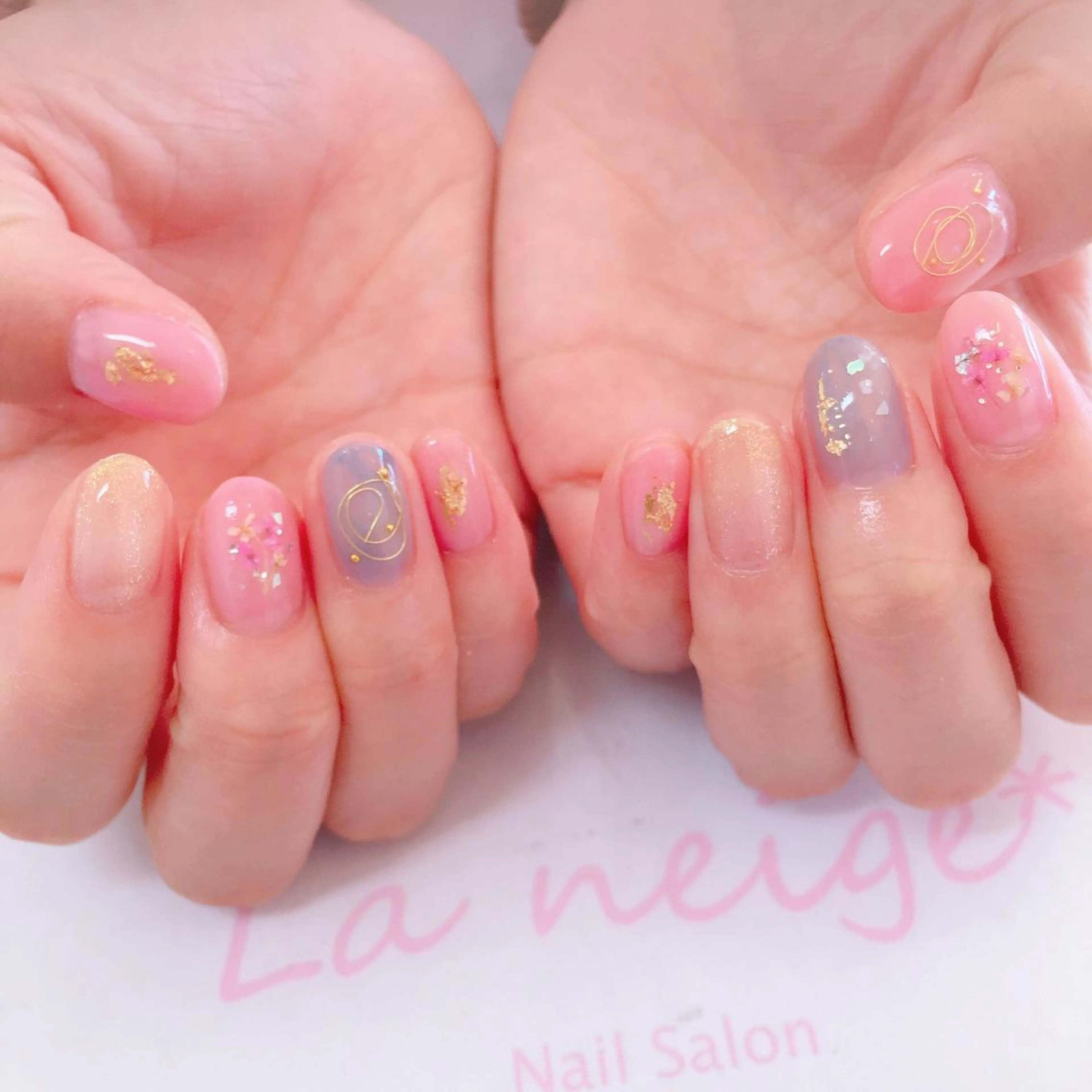 ネイル La neige* yuki 🥯🍑のネイルデザイン