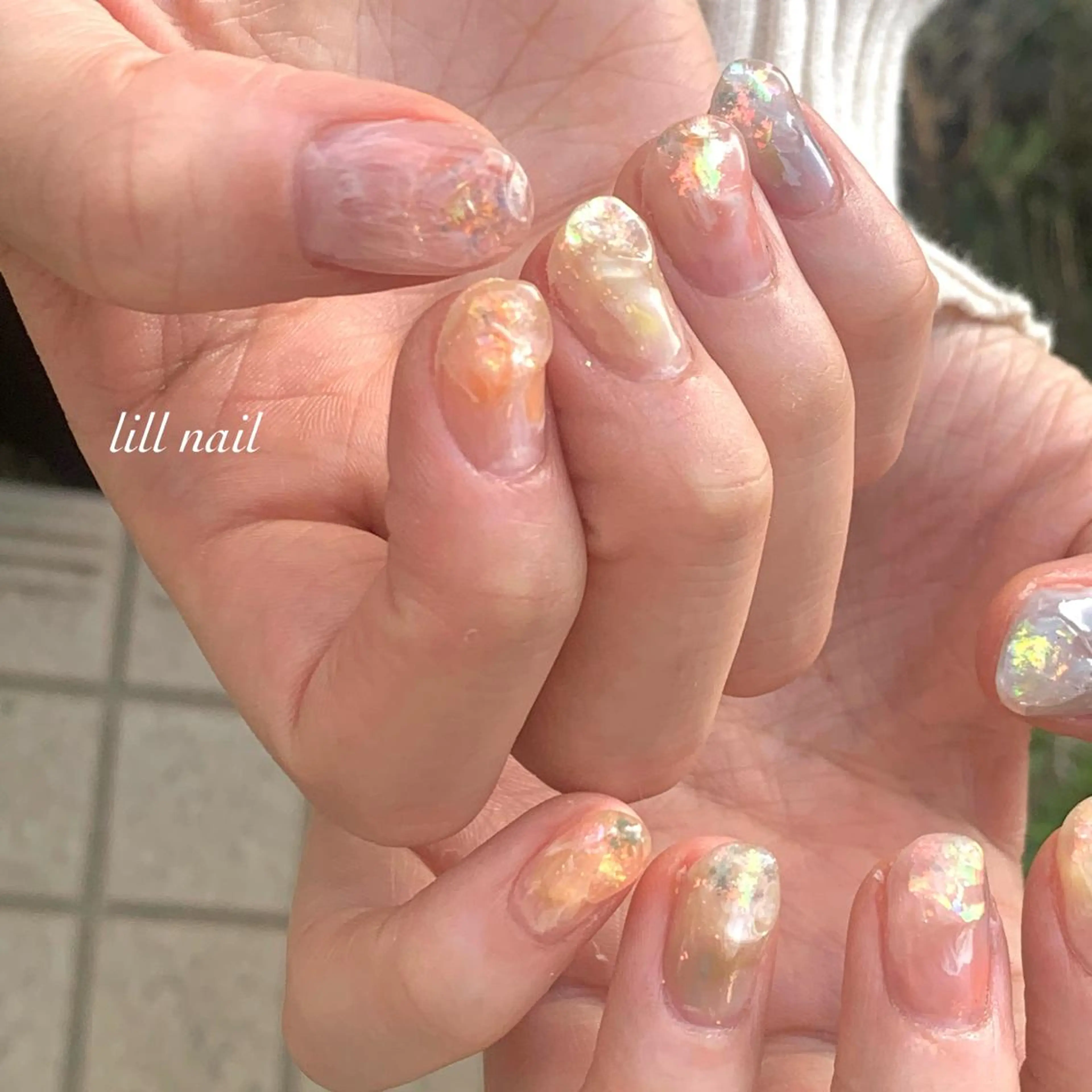 ショート pllia beautyのネイルデザイン