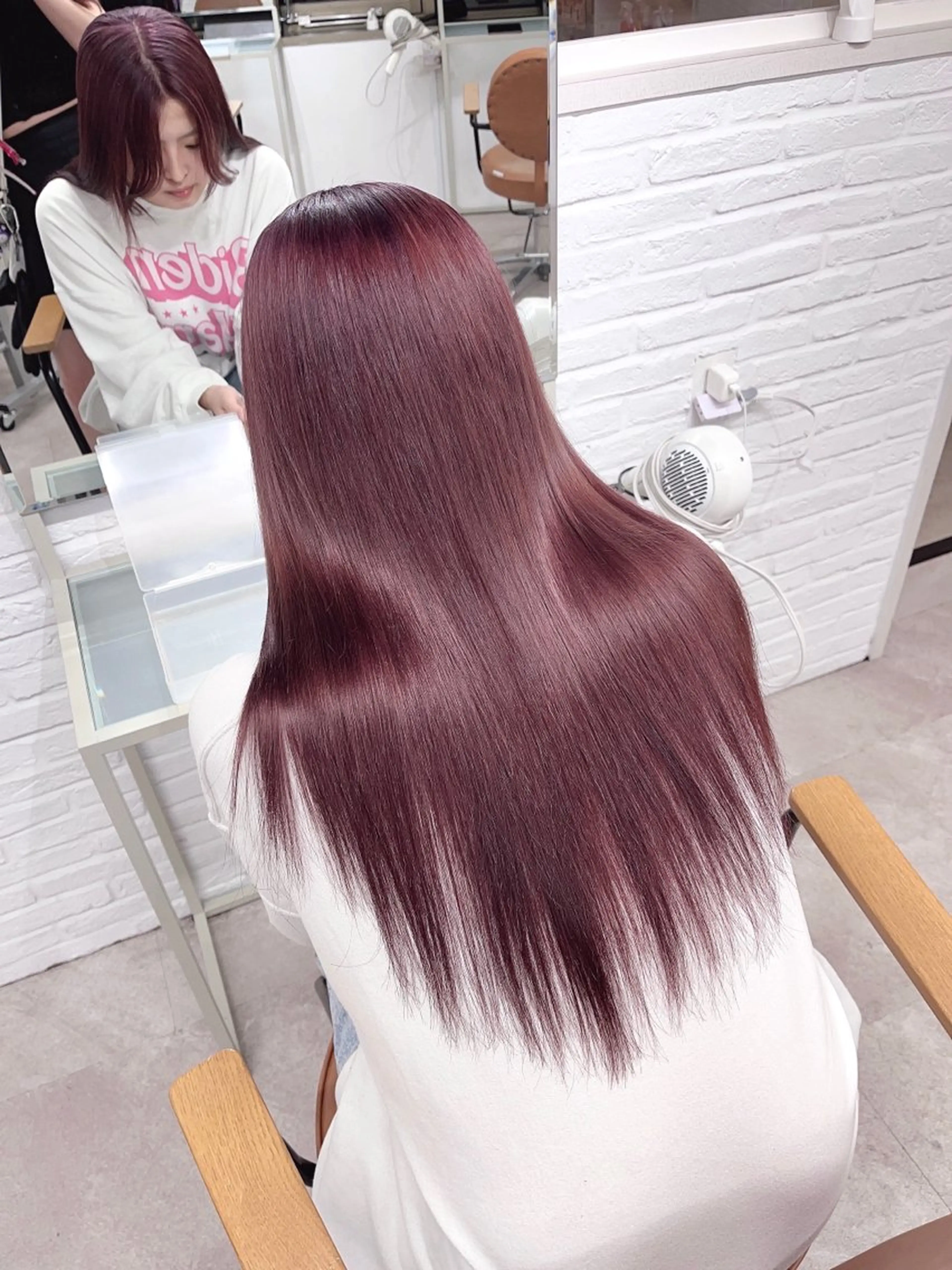 ロング カラー カット ヘアカラー トリートメント 新規割引あり♡ yuuのヘアスタイル