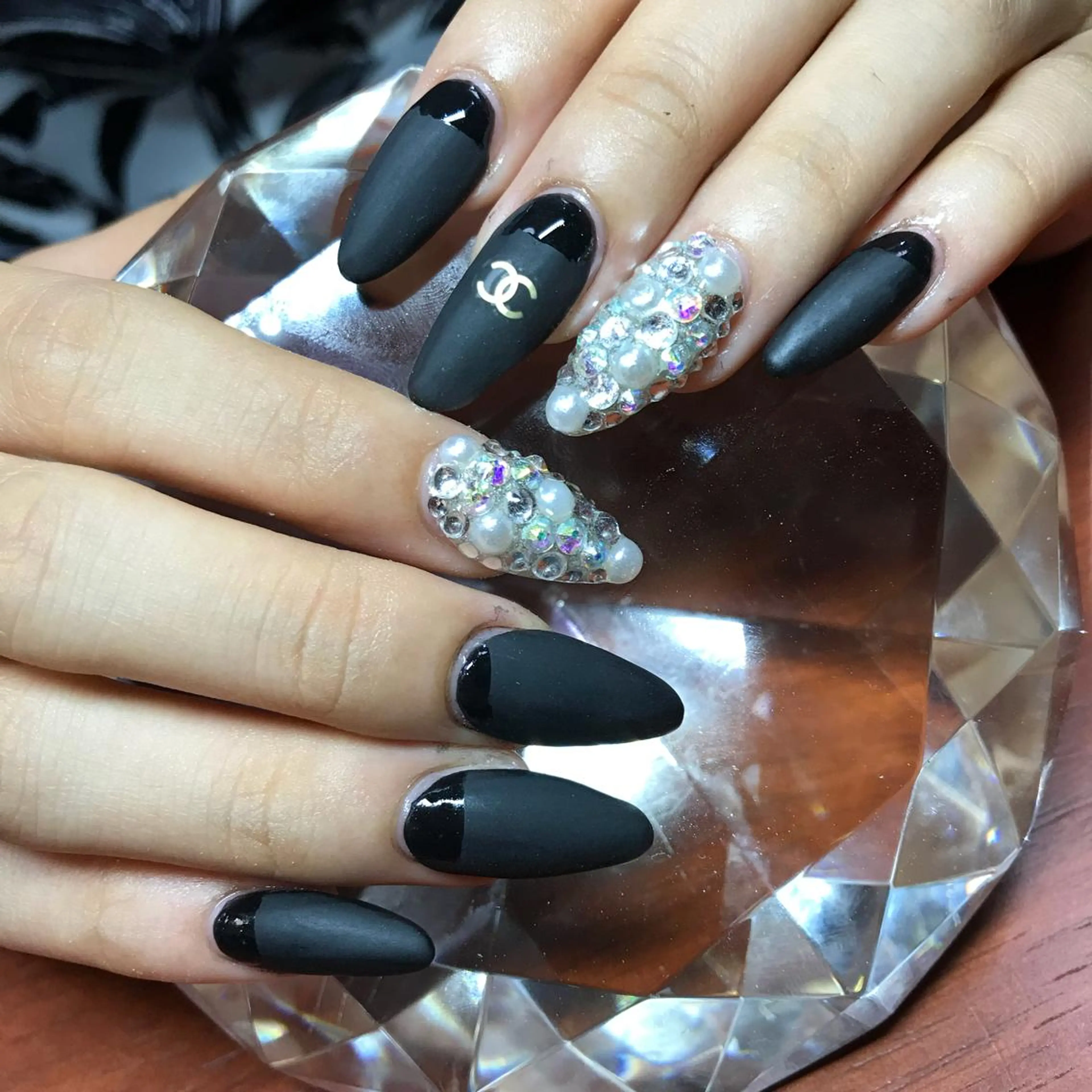 ミディアム ネイル 《LB》ラブリエ Nail&eyeのマツエク・マツパデザイン