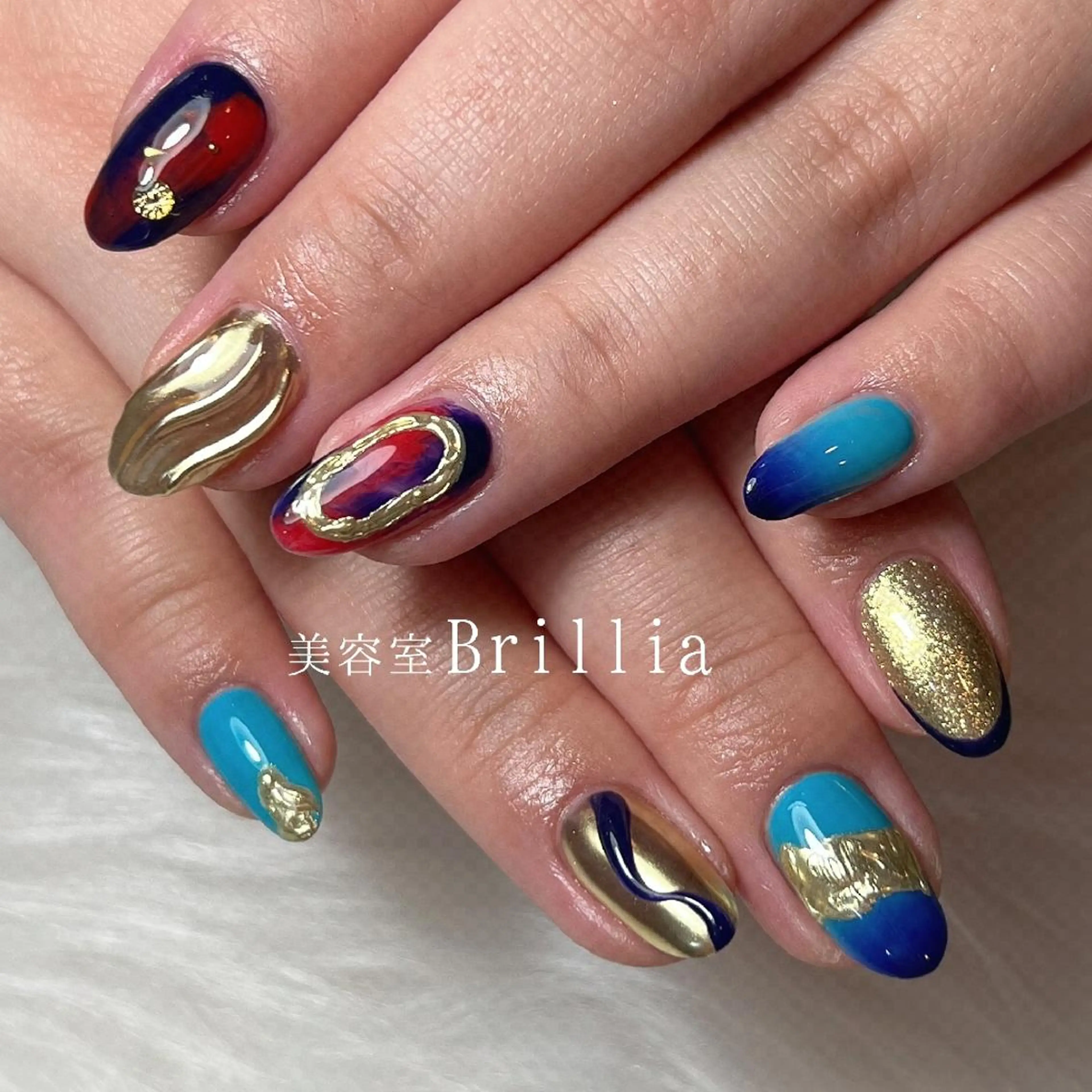 ネイル ハンドネイル 柴田 彩のネイルデザイン