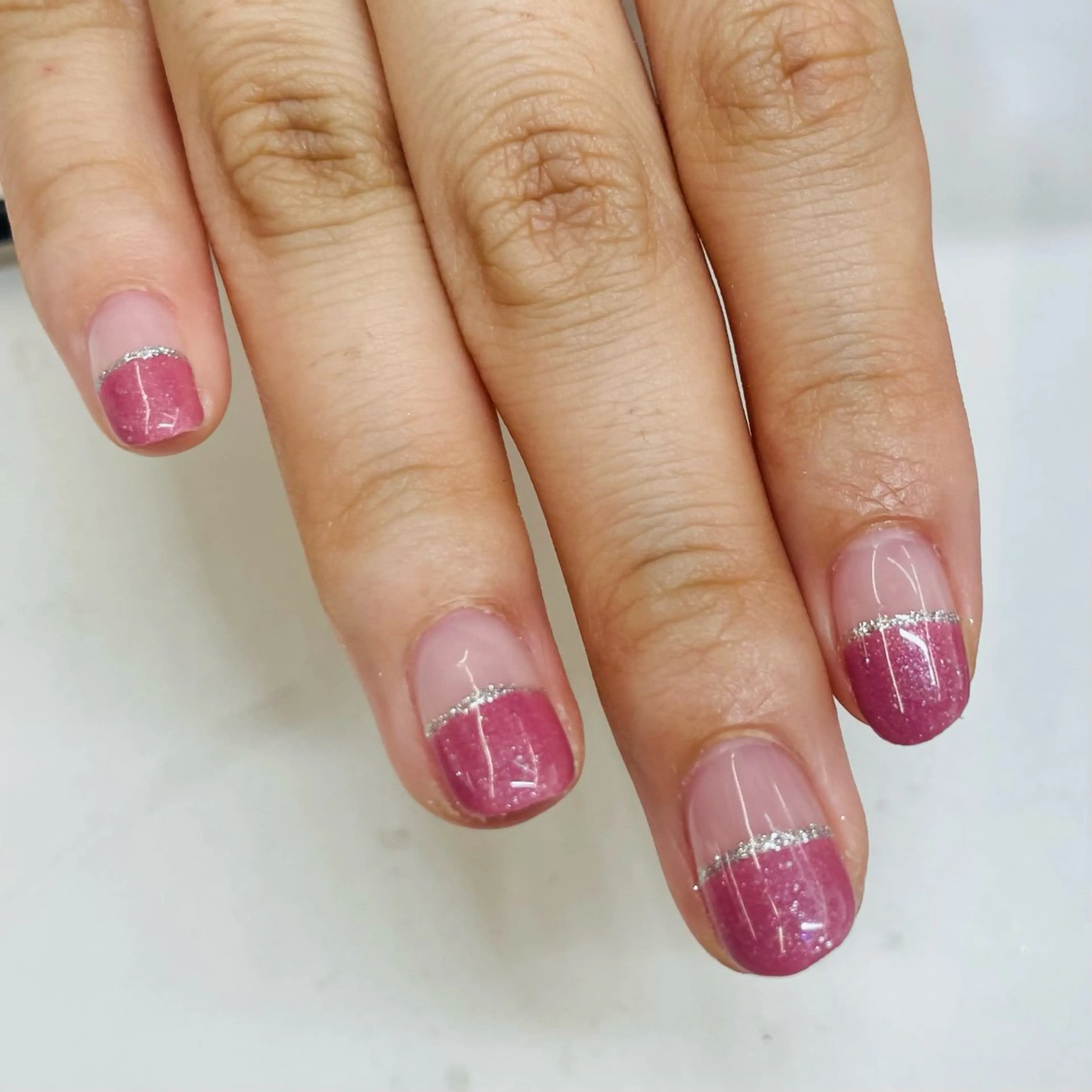 ハンドネイル💅🏻ジェルオフあり!まっすぐフレンチ✨詳細情報確認後のご予約をお願いします。の写真