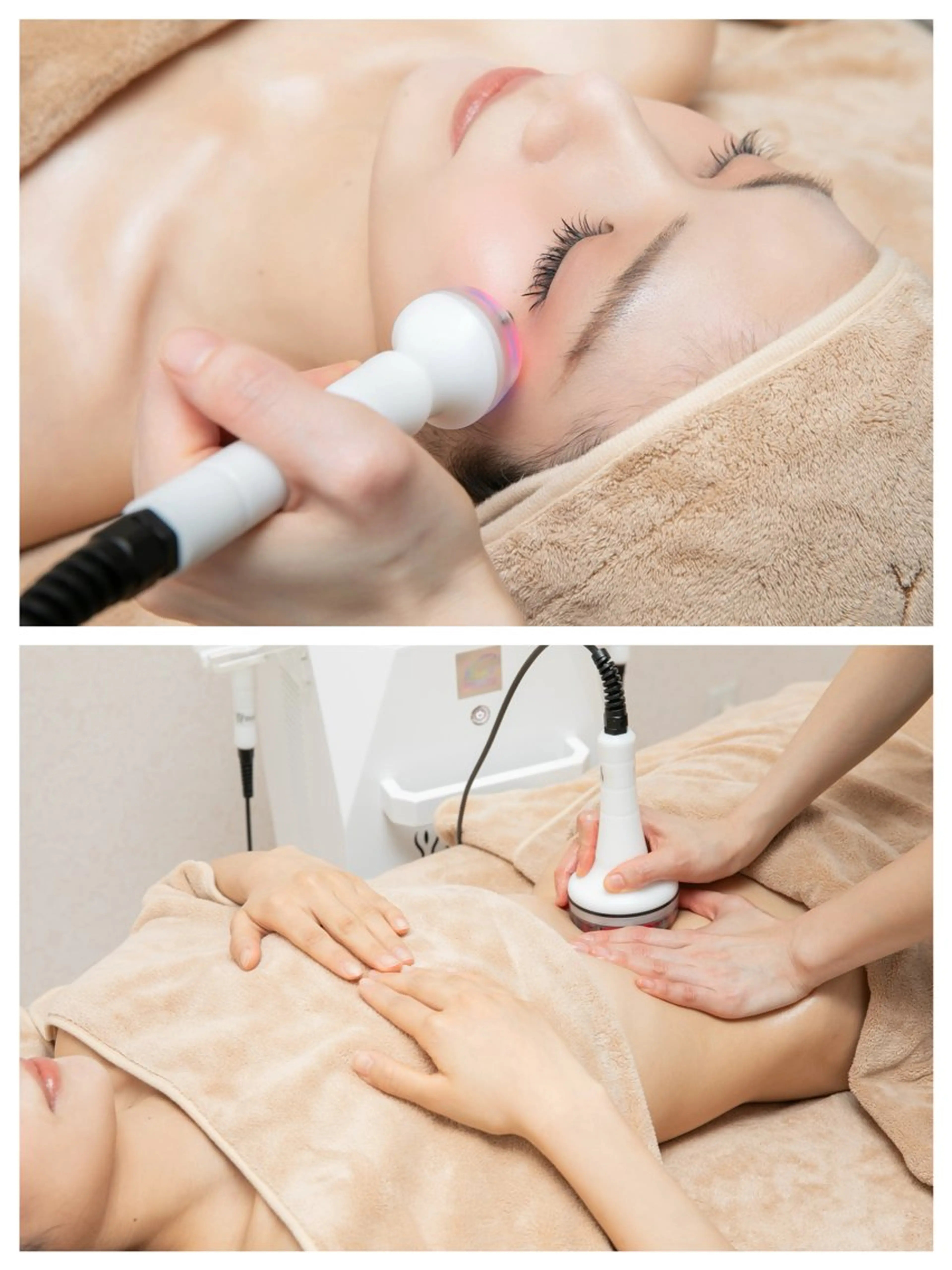 [集中撃退脂ぼう＆たるみに]ハイパーナイフ/シェイプ全身痩身120分＋選べる小顔60分の写真