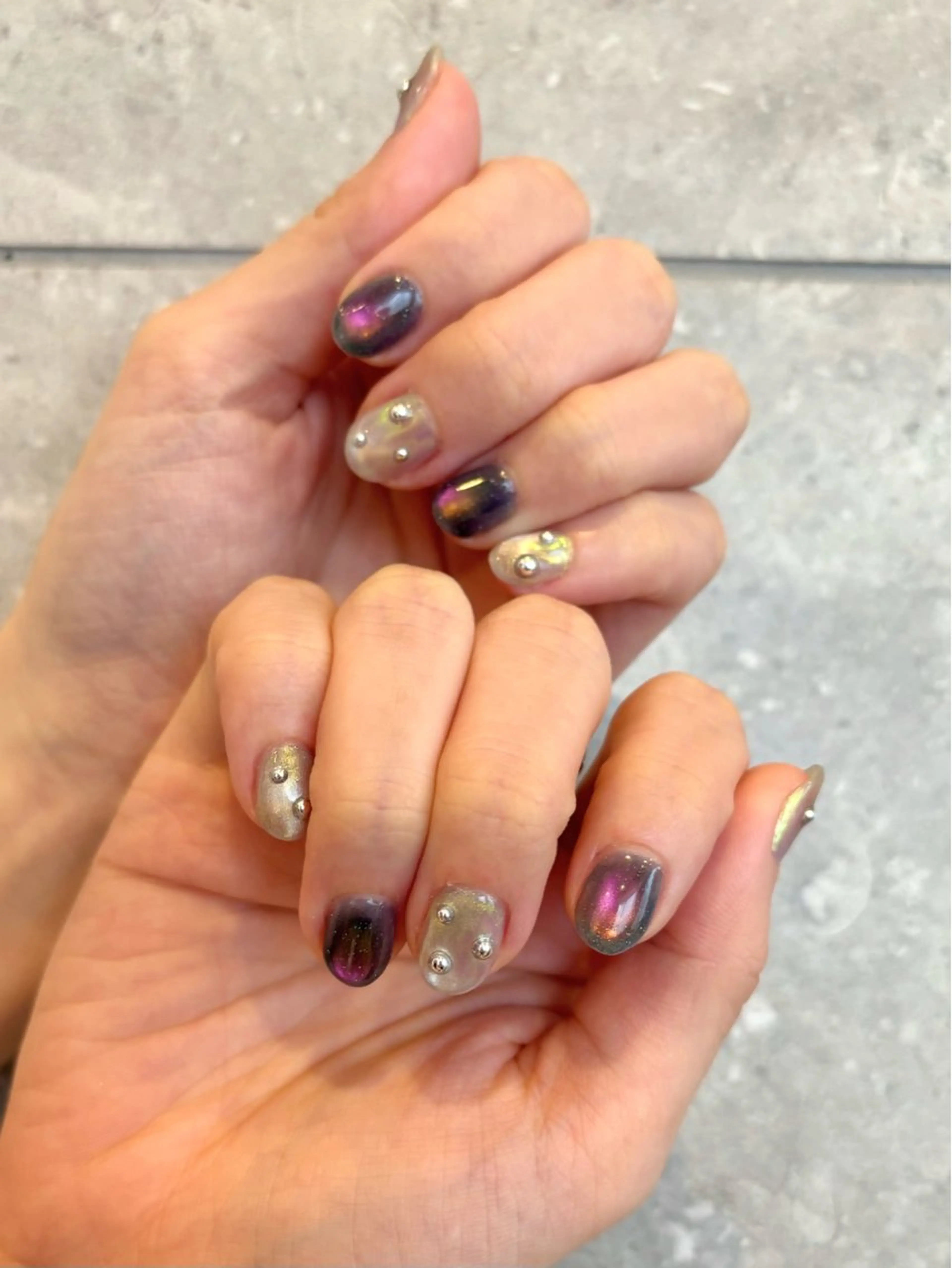 ネイル アートネイル ハンドネイル ちゅるんネイル🎀 Yuriのネイルデザイン