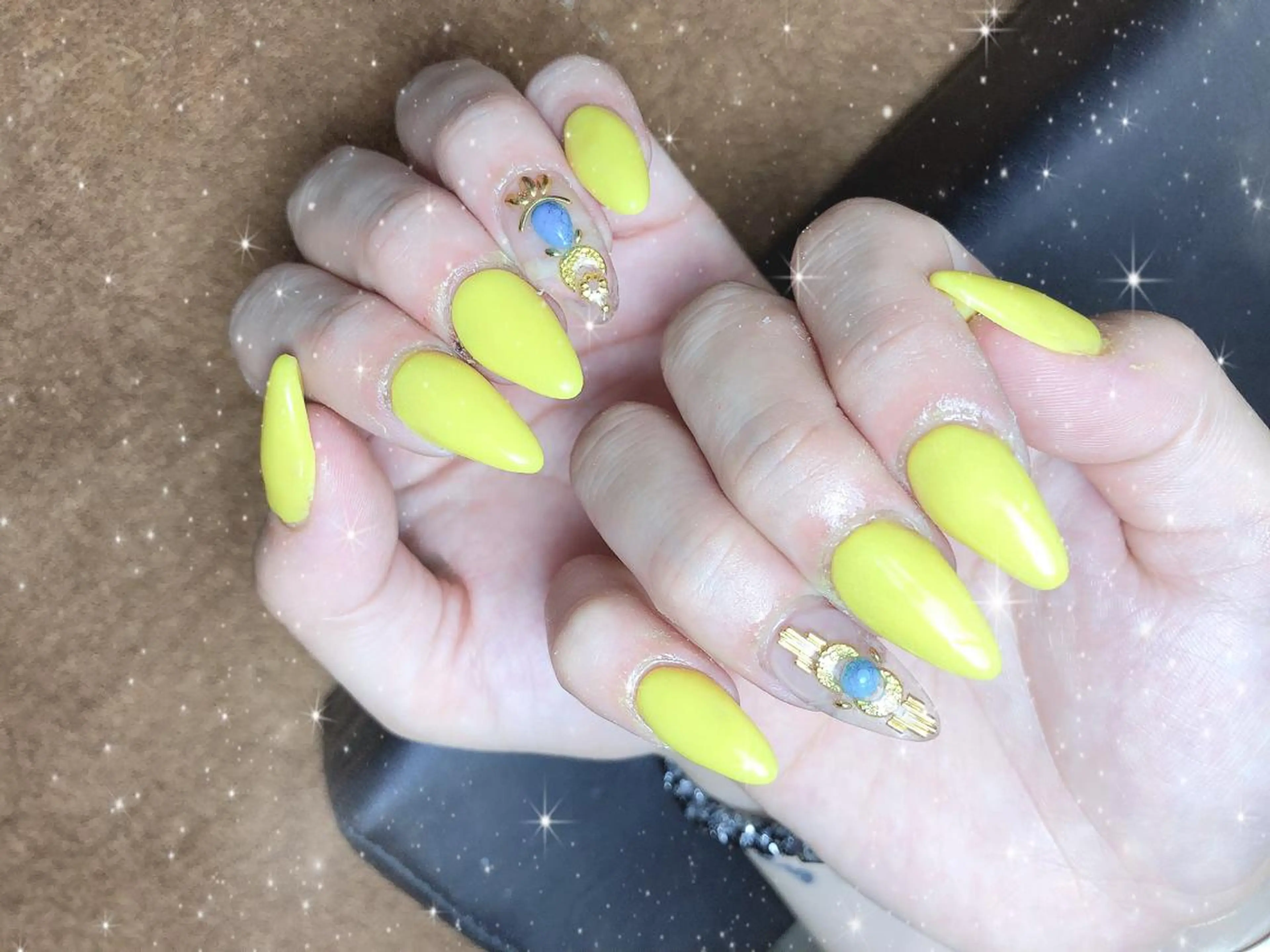 ミディアム ネイル ハンドネイル 《LB》ラブリエ Nail&eyeのマツエク・マツパデザイン