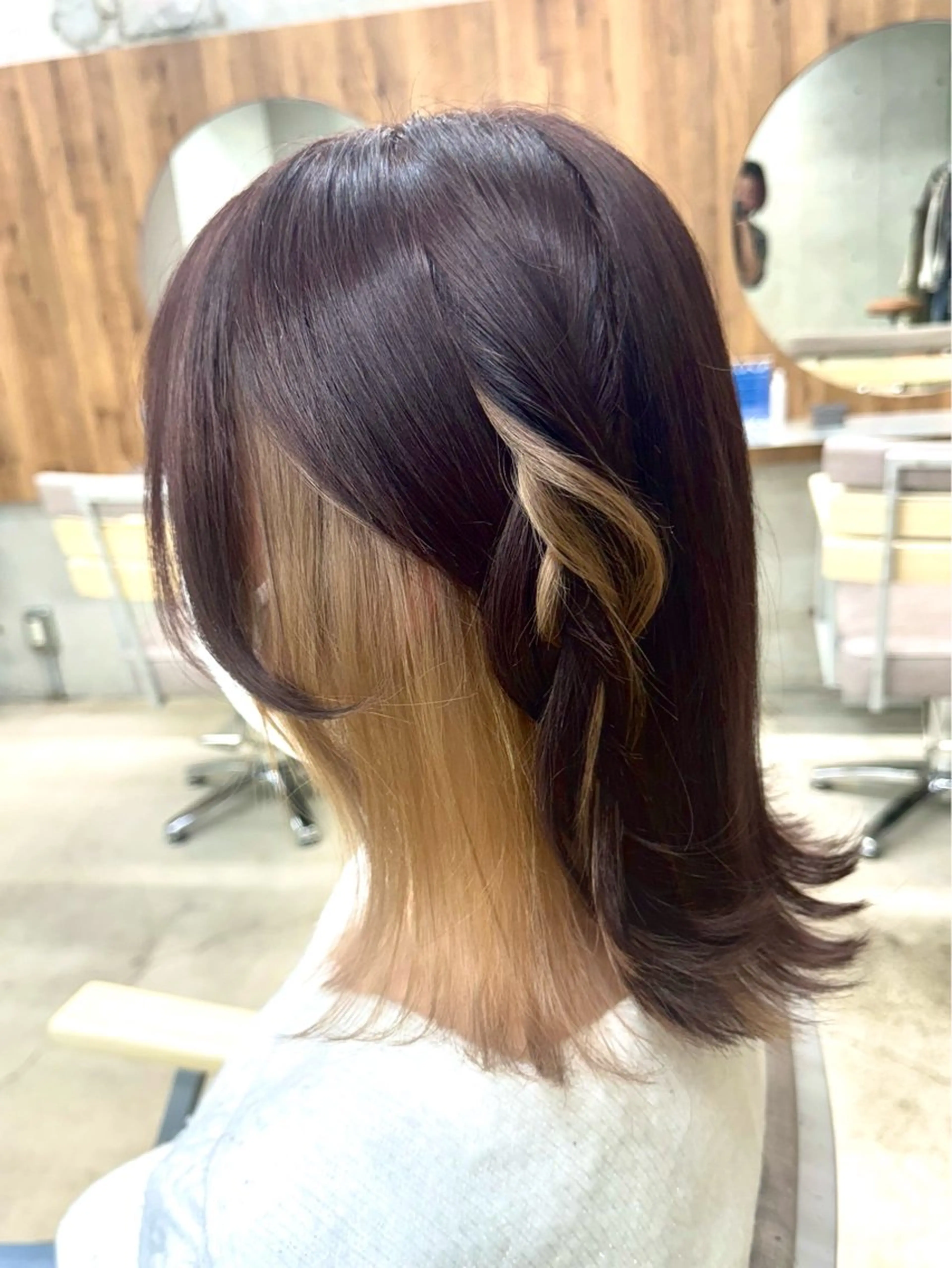 ミディアム カラー 似合わせカラー 🪞🎀✨️hinaのヘアスタイル