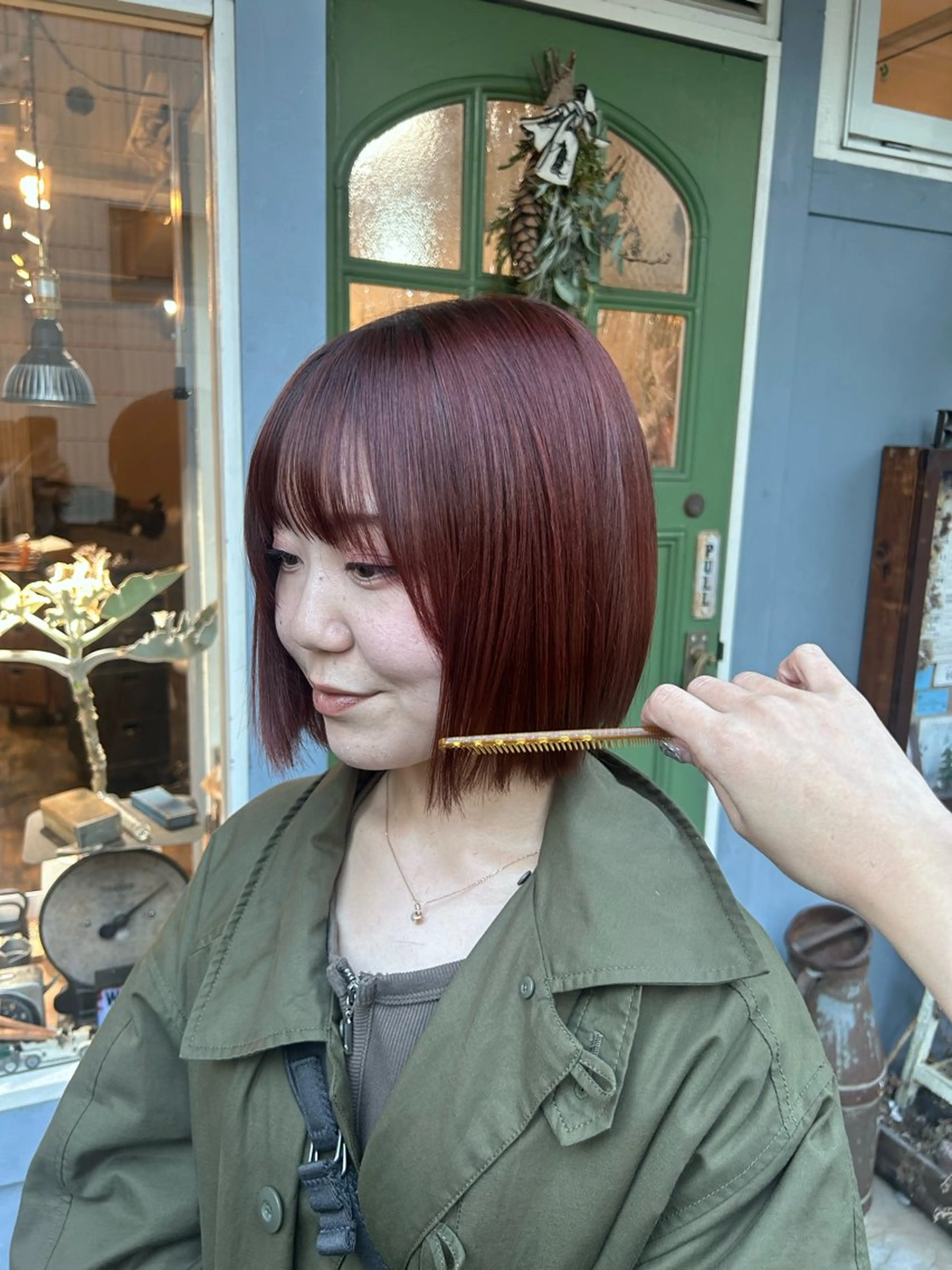 ショート カラー ダブルカラー ヘアカラー 清水千優/パーマ/透 明感カラー/メンズのヘアスタイル