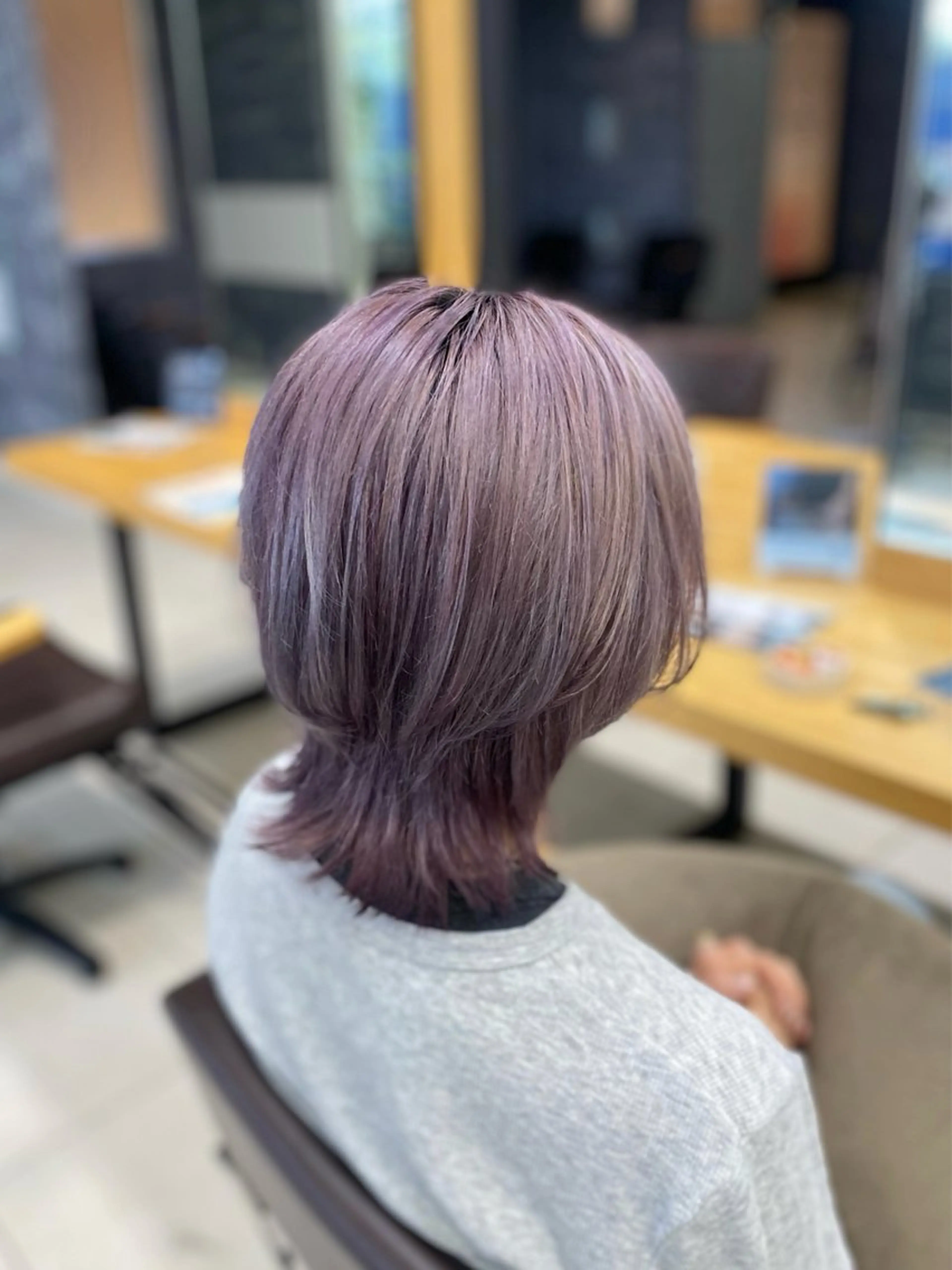 ショート カラー ブリーチ ラベンダーカラー 🪼かえで🪼臼井 髪質改善/縮毛矯正のヘアスタイル