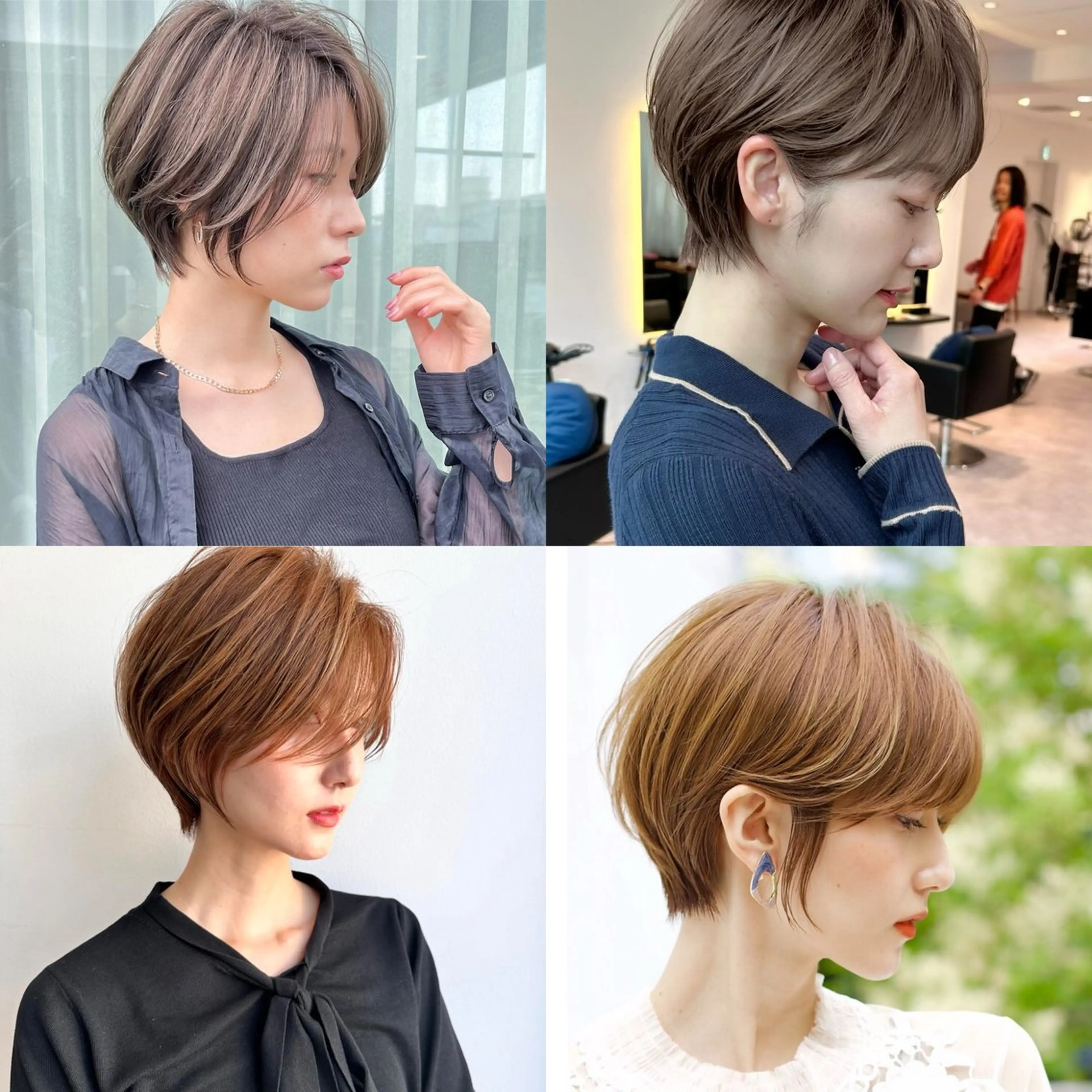 ショート ショートボブ ボブ ショートヘア 無料カットモデル /小顔ショート/荒砂のヘアスタイル