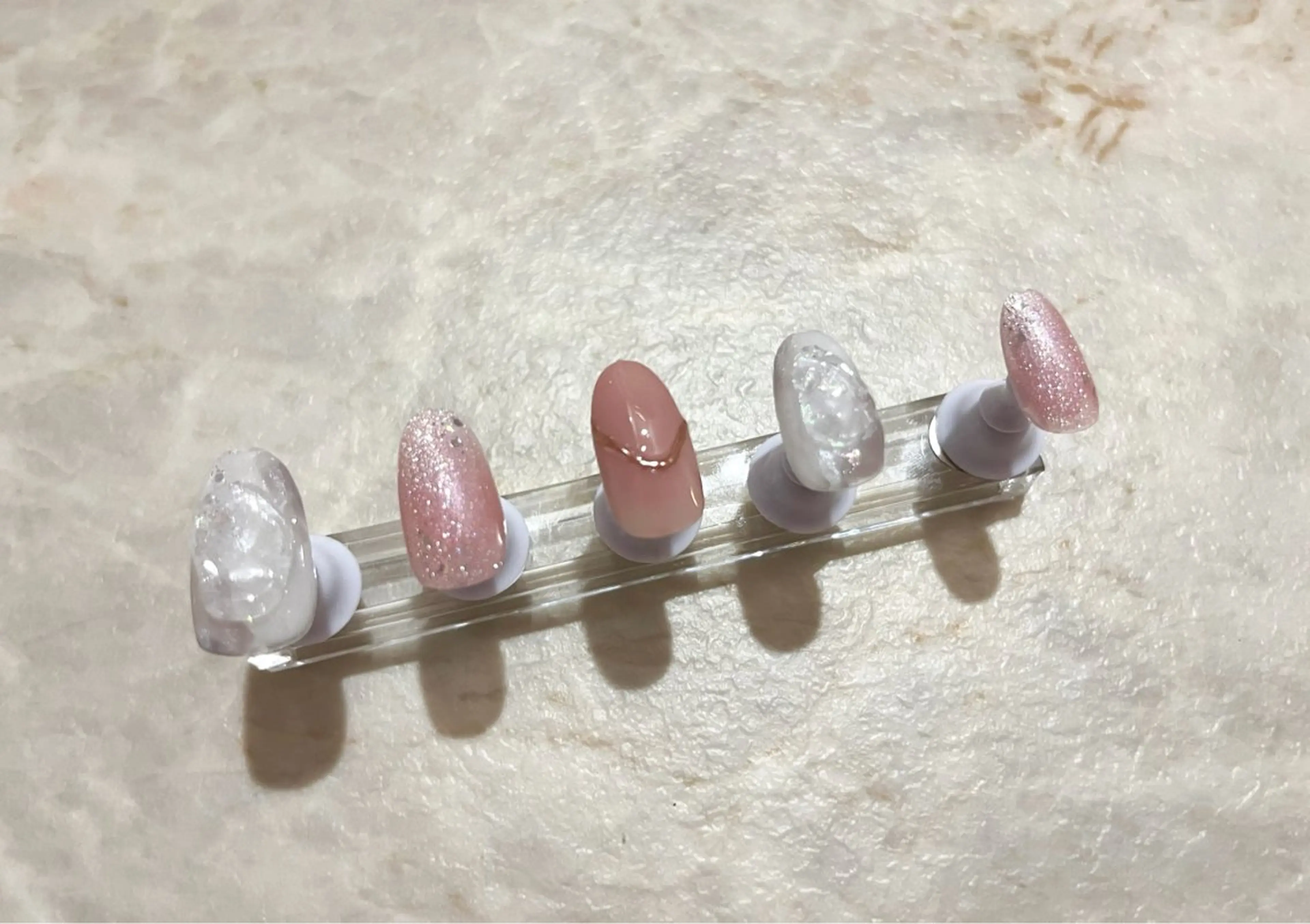 ネイル ニュアンスネイル ピンク rana プライベートサロンのネイルデザイン