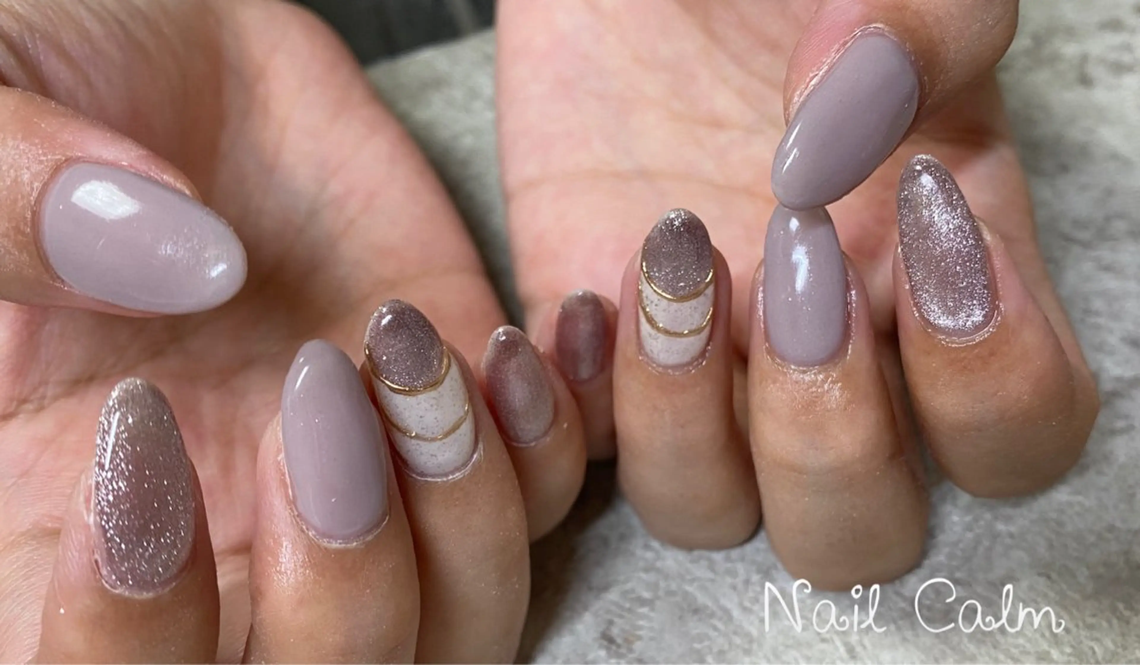 ネイル シンプルネイル ハンドネイル Nail Calm所属・プライベートサロン Calmのネイルデザイン