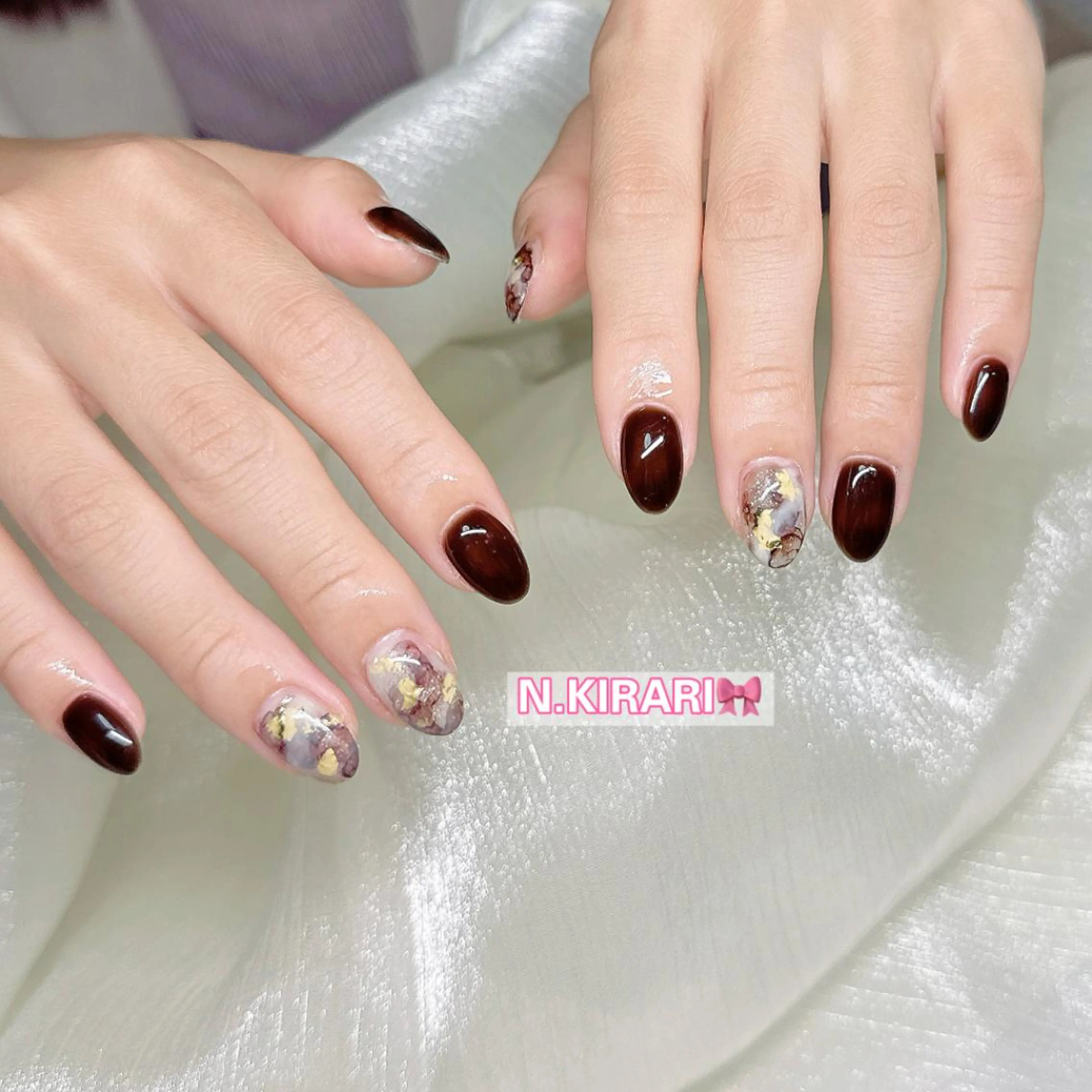 ネイル 🎀 ユズ 🎀のネイルデザイン