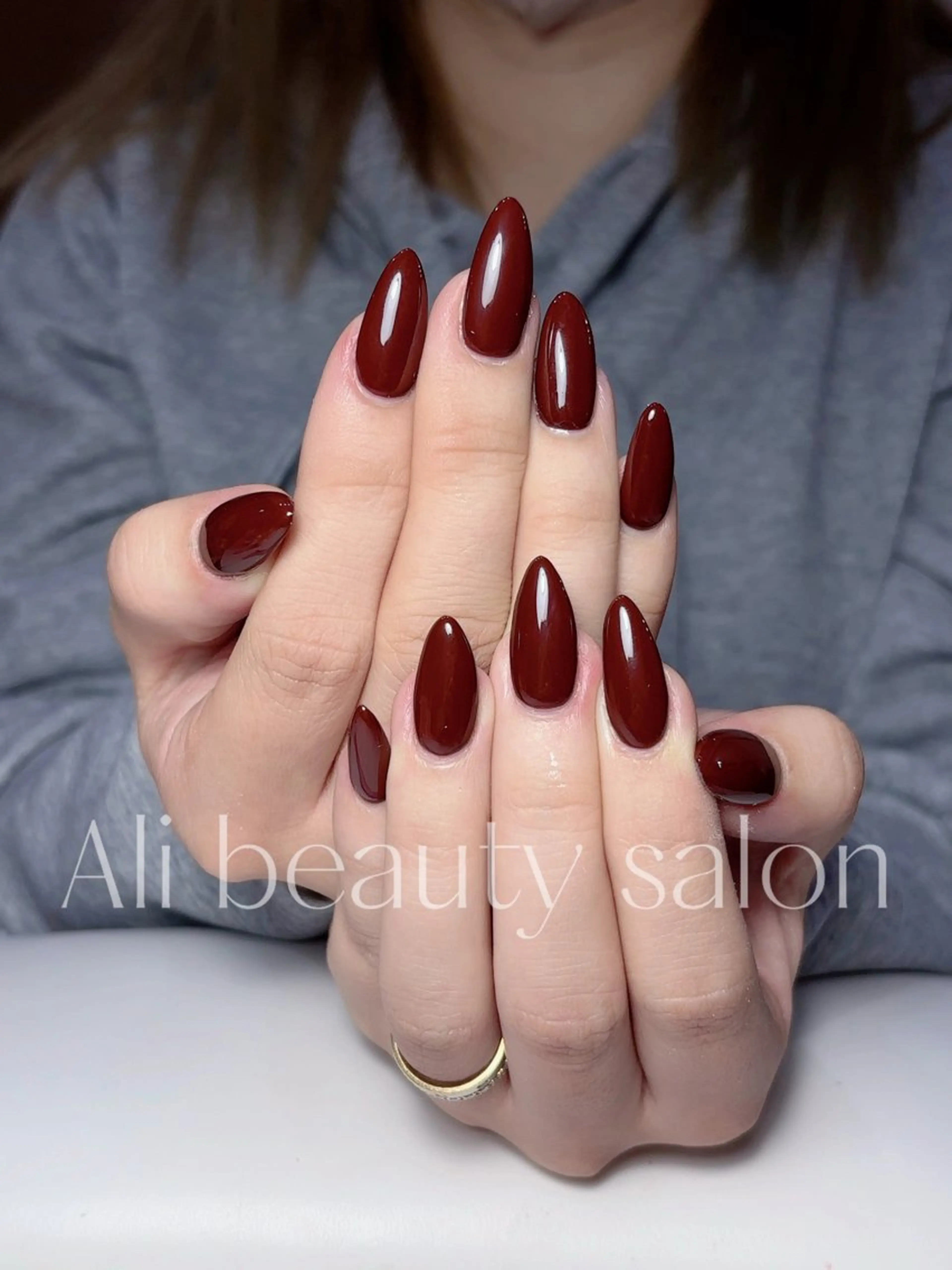 ネイル ワンカラーネイル ハンドネイル Ali 新小岩 ネイル専門のネイルデザイン