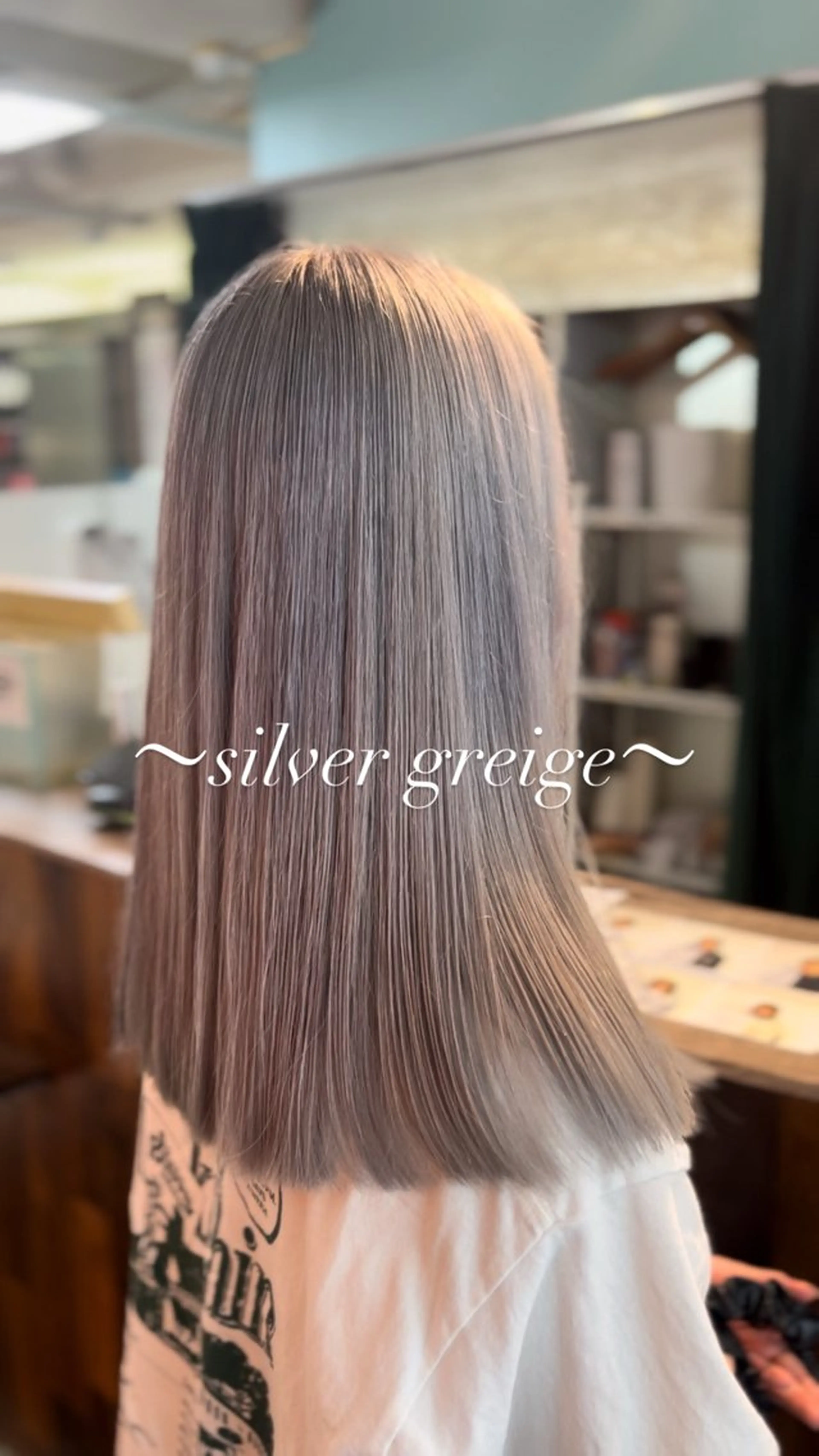 セミロング カラー カット ヘアカラー トリートメント 🌿earth亀有店 【緑髪のノブ】🌿のヘアスタイル