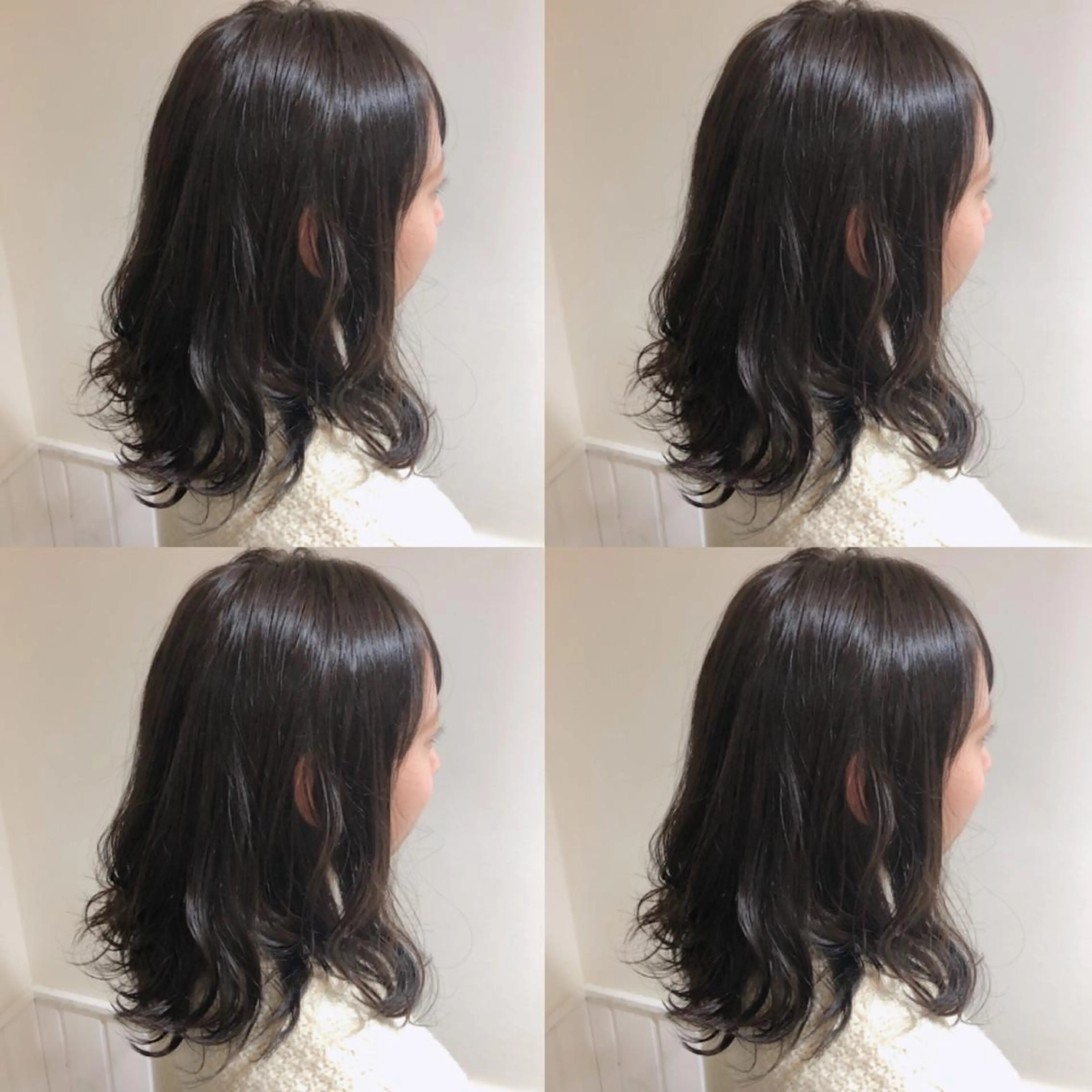 セミロング カラー 🤎ベージュカラー 🐶メンズパーマのヘアスタイル