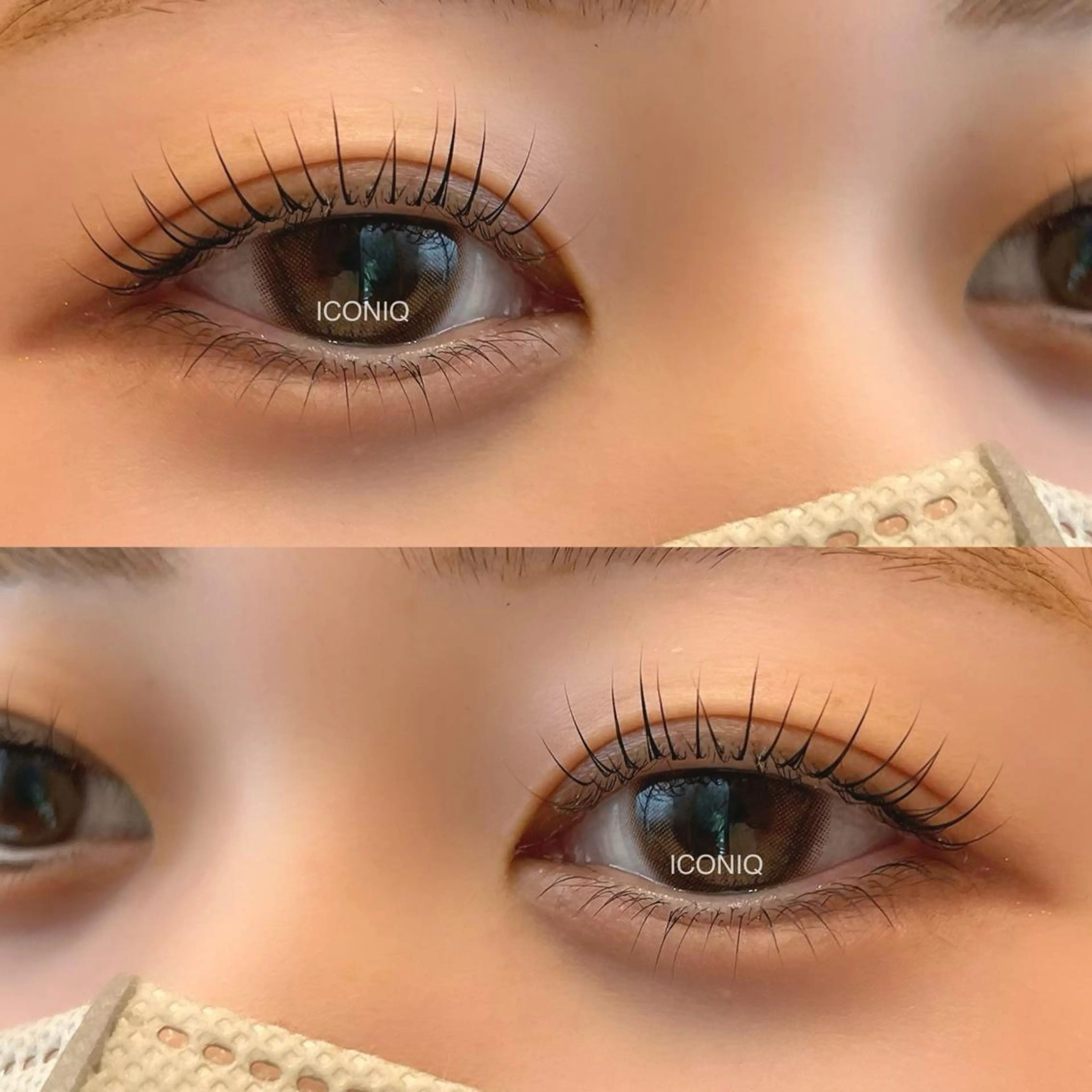 マツエク・マツパ フラットラッシュ ナチュラル パリジェンヌラッシュリフト まつげパーマ 一重×まつ毛パーマ マツパ 💕丸島 夏名🐰🍀のマツエク・マツパデザイン