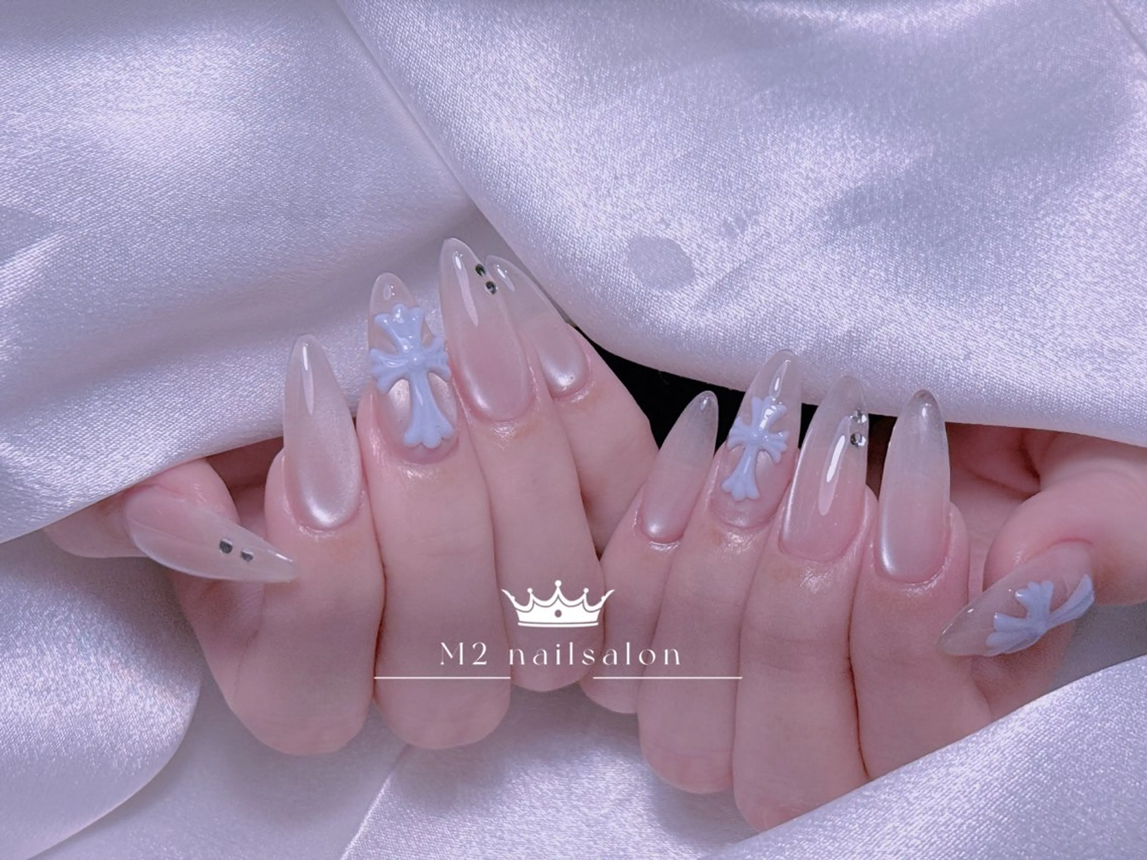 ネイル ハンドネイル 長さだし専門店 M2　rikaのネイルデザイン