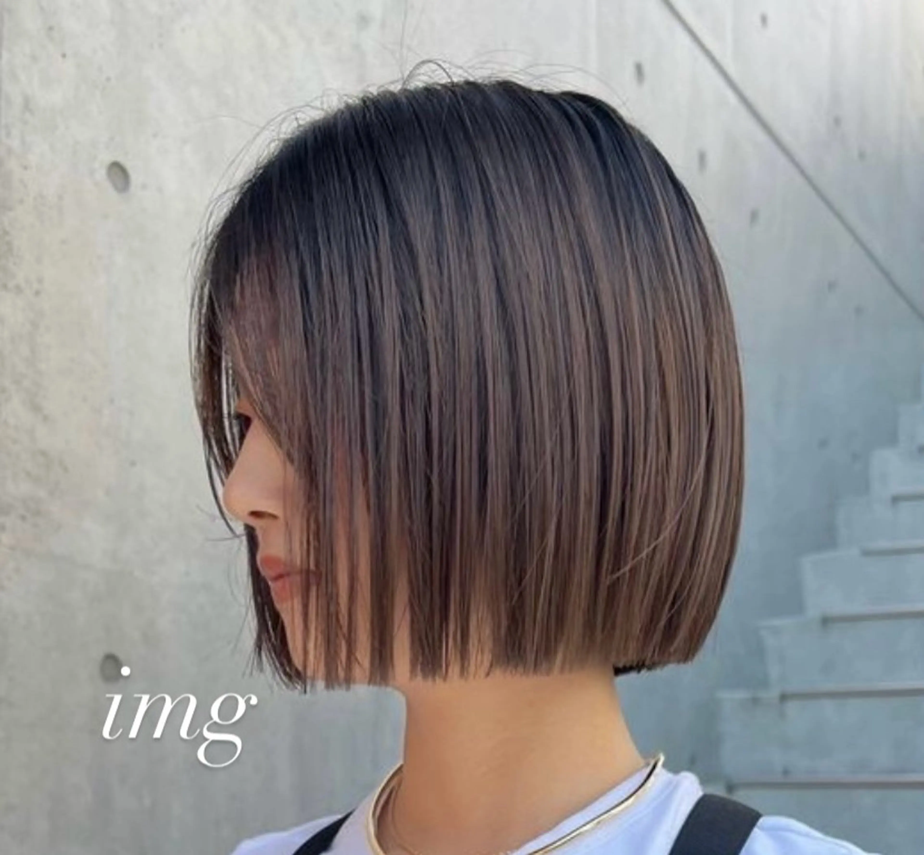 ショート AHNKISM所属・似合わせカット💎 トレンドレイヤーのヘアスタイル