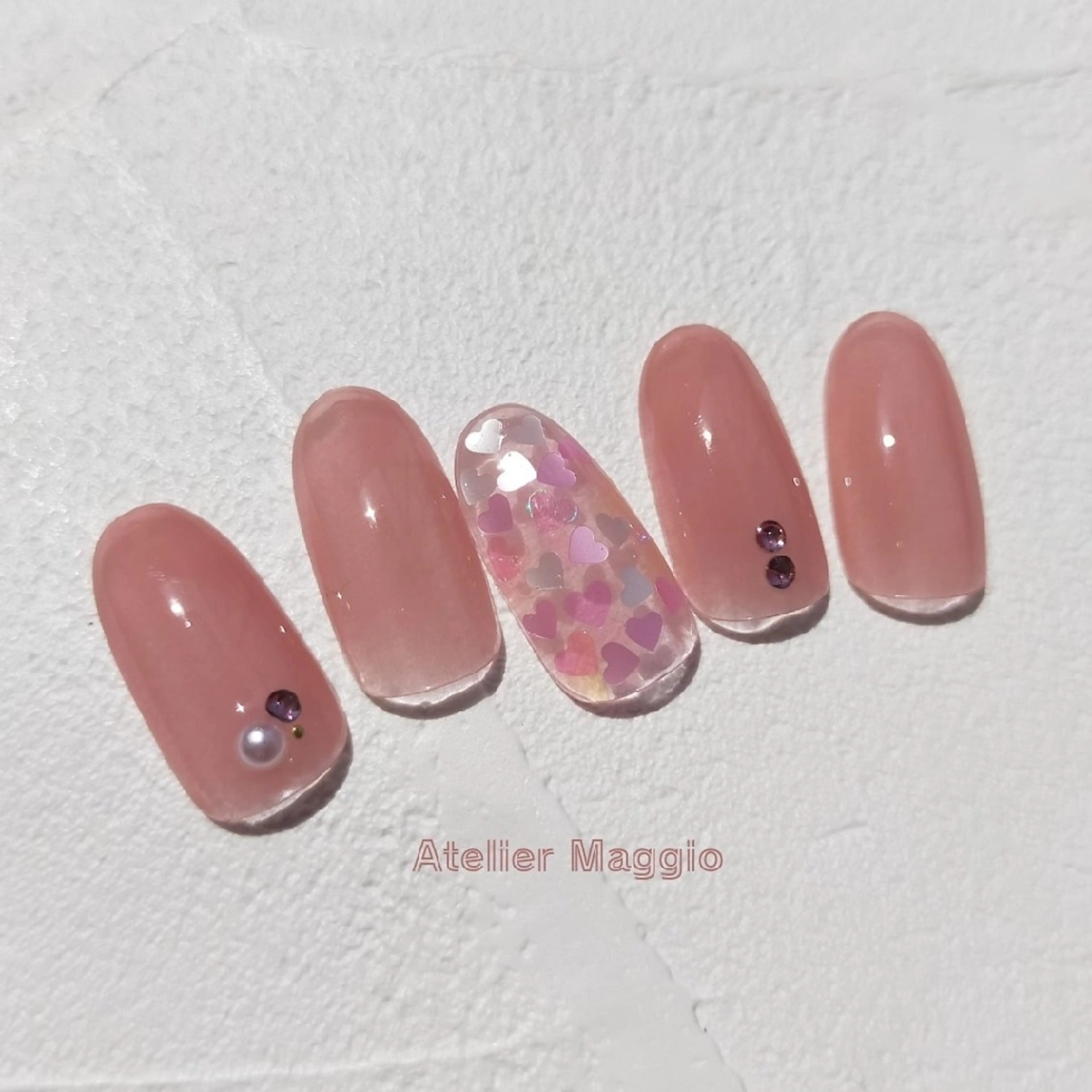 ネイル ハート アトリエマッジョ madokaのネイルデザイン