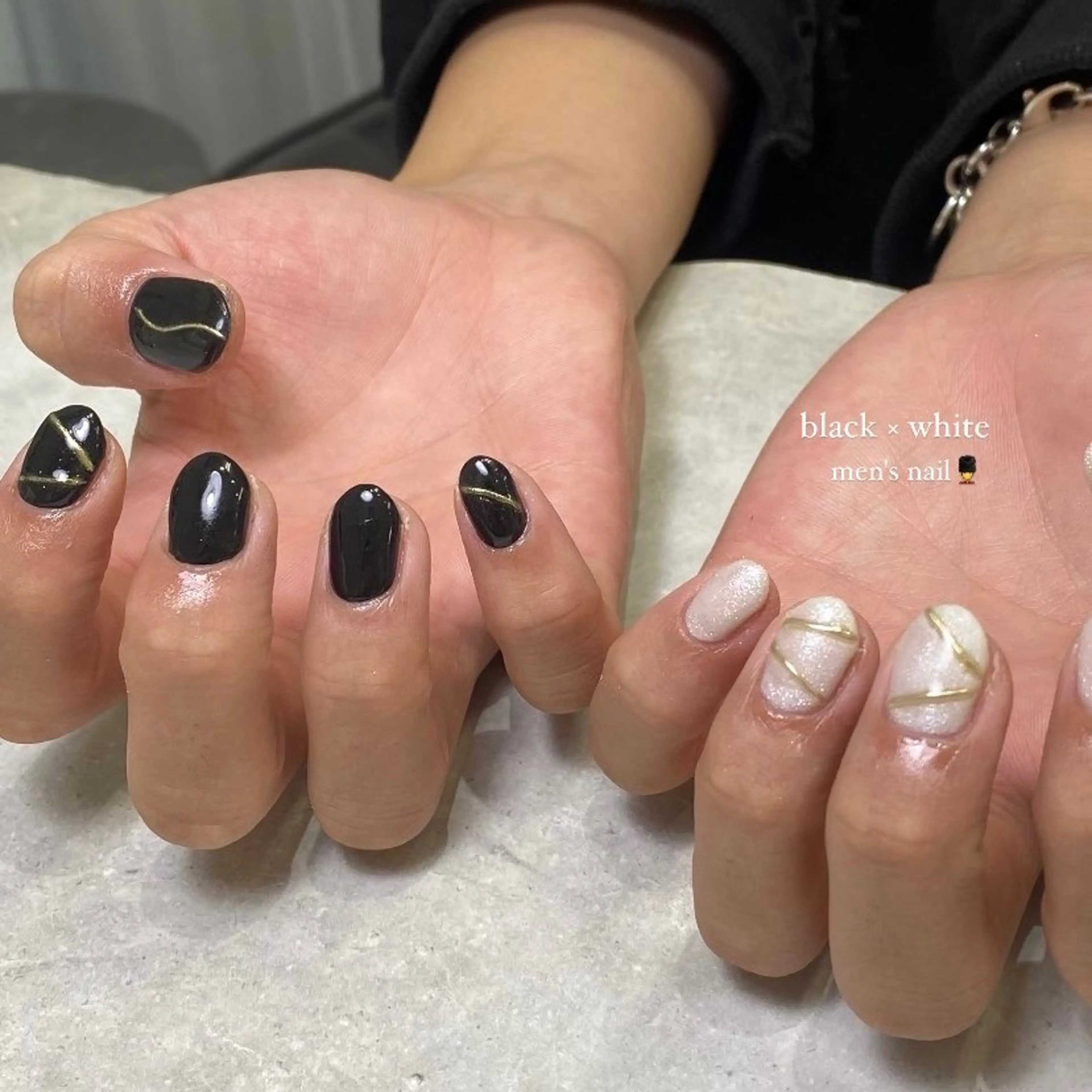 メンズ ネイル メンズネイル 持ち込み C. Ricoのネイルデザイン
