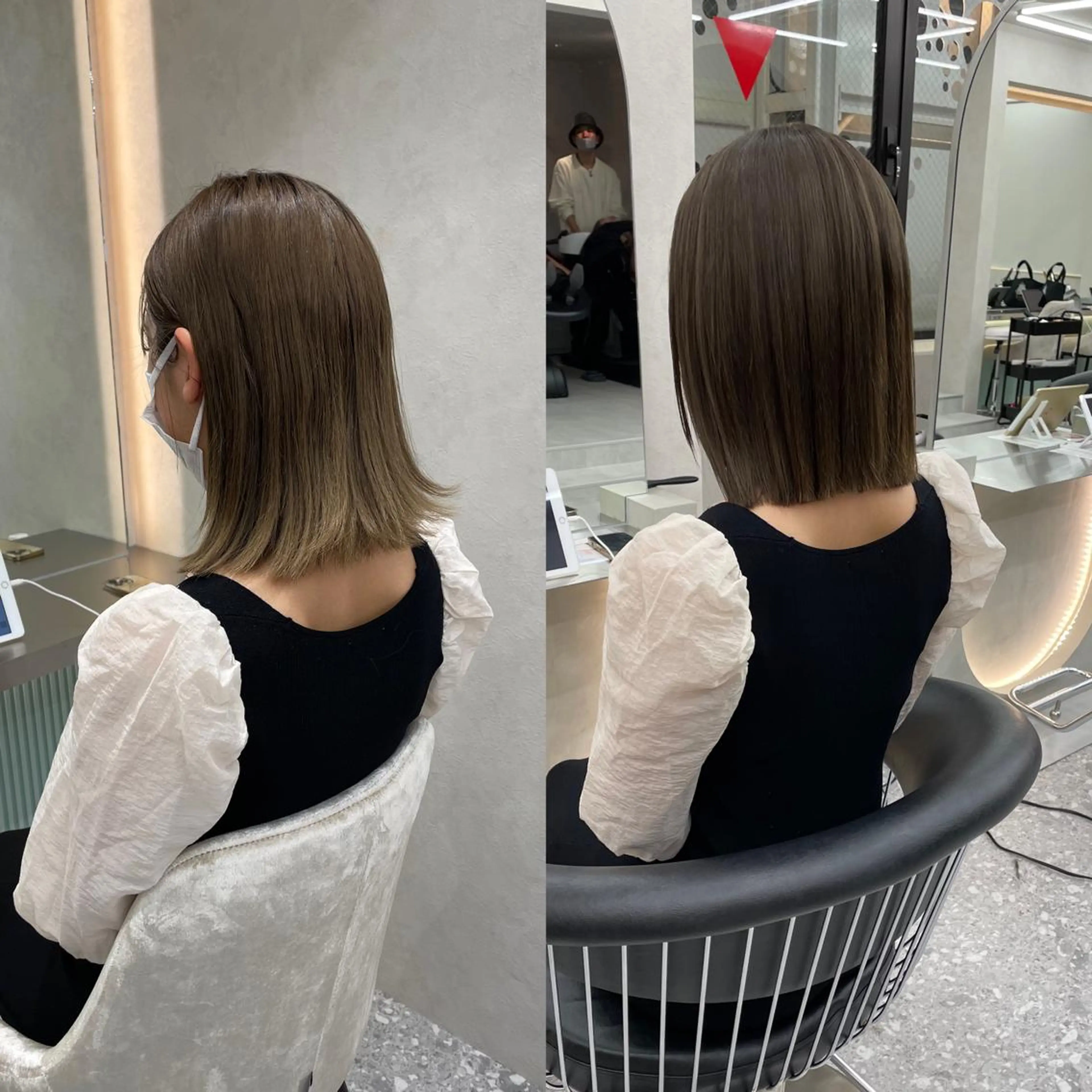 セミロング カラー 《髪質改善✖️オリー ブ🧸》小嶋拓也のヘアスタイル