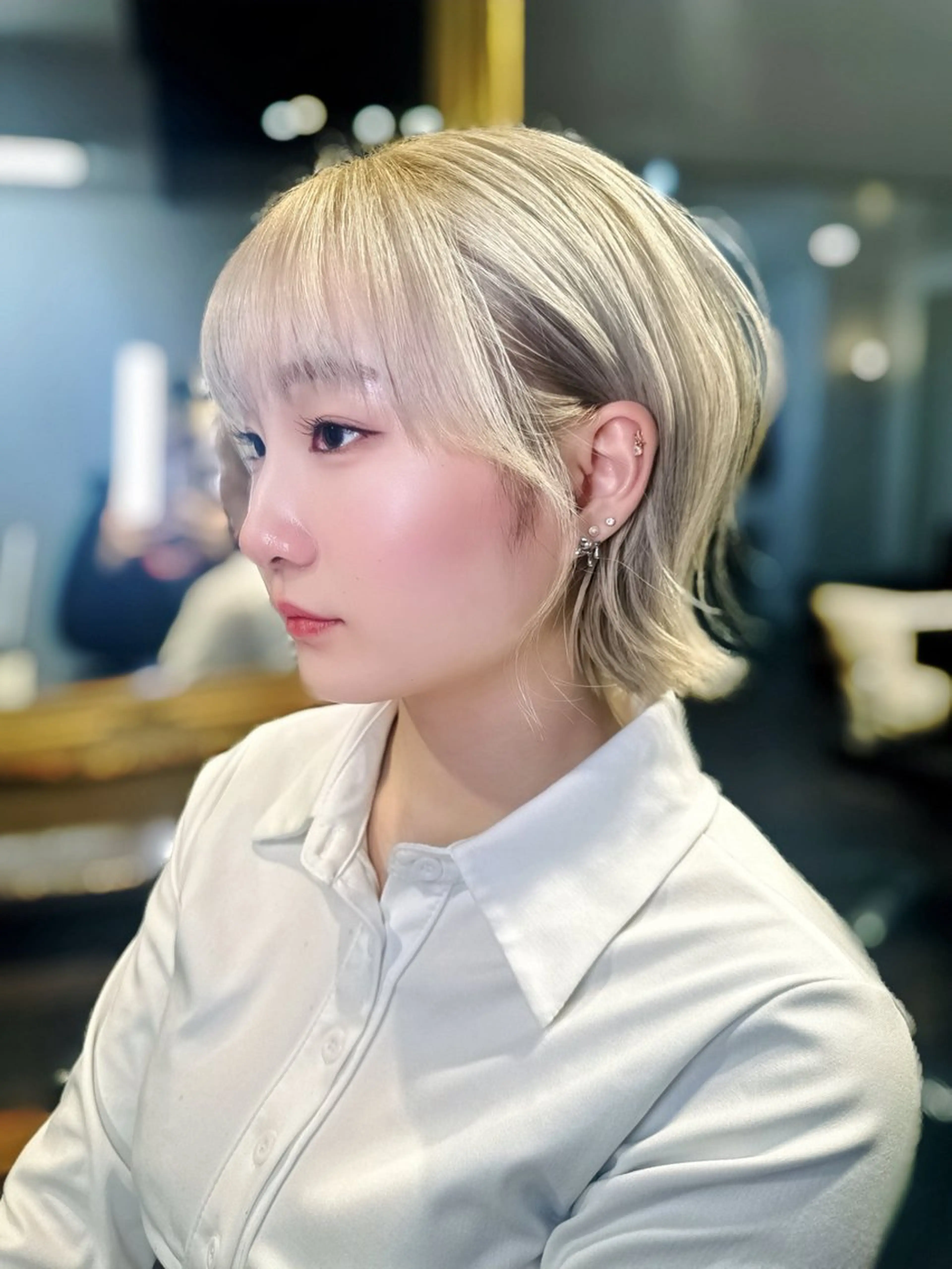 カラー カット ヘアカラー トリートメント ワンホンヘア ケラチン/Kaitoのヘアスタイル