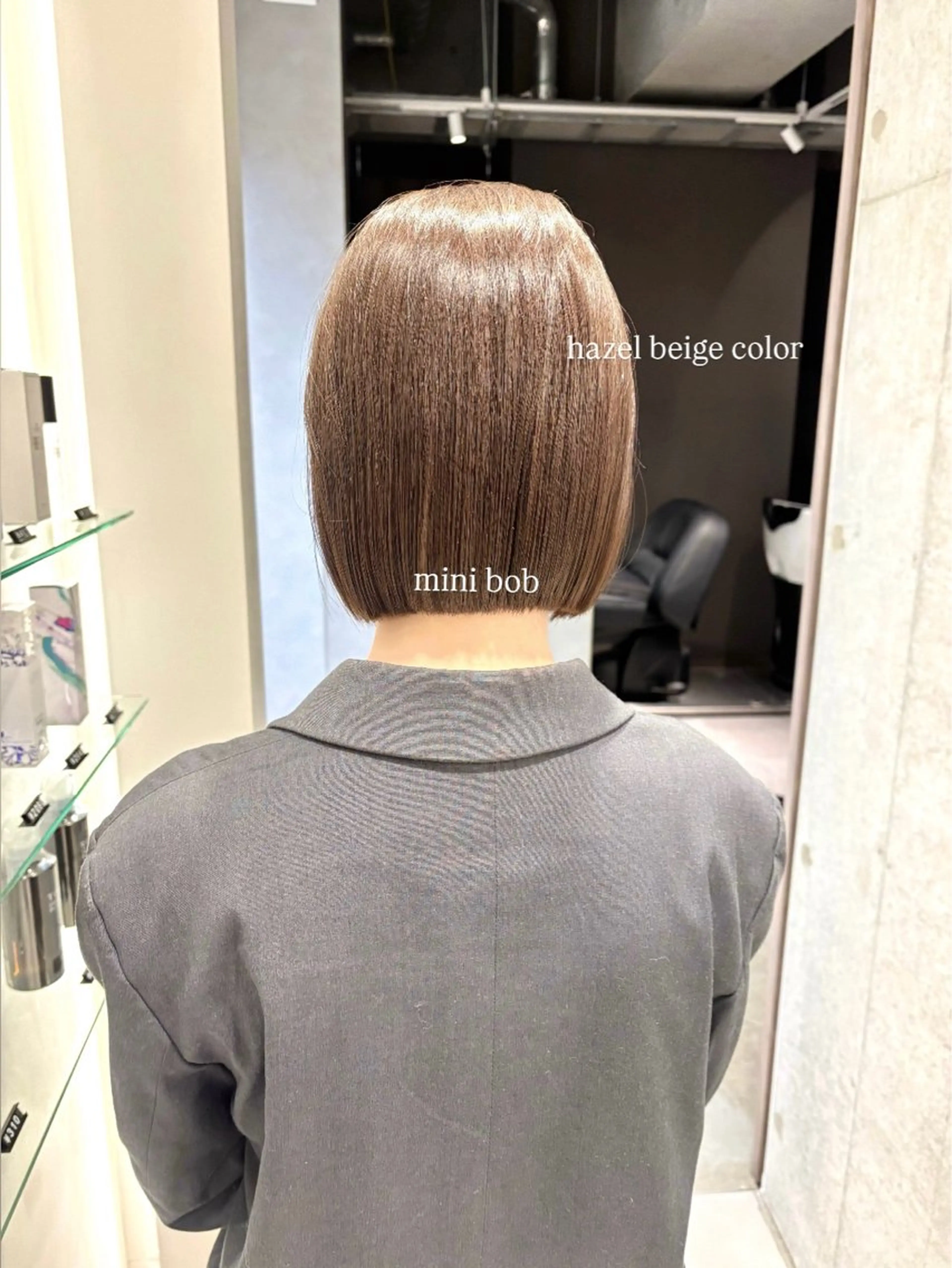 ショート ヘアカラー ヘアセット 透明感カラー・レイヤ ー🎀amika🎀のヘアスタイル