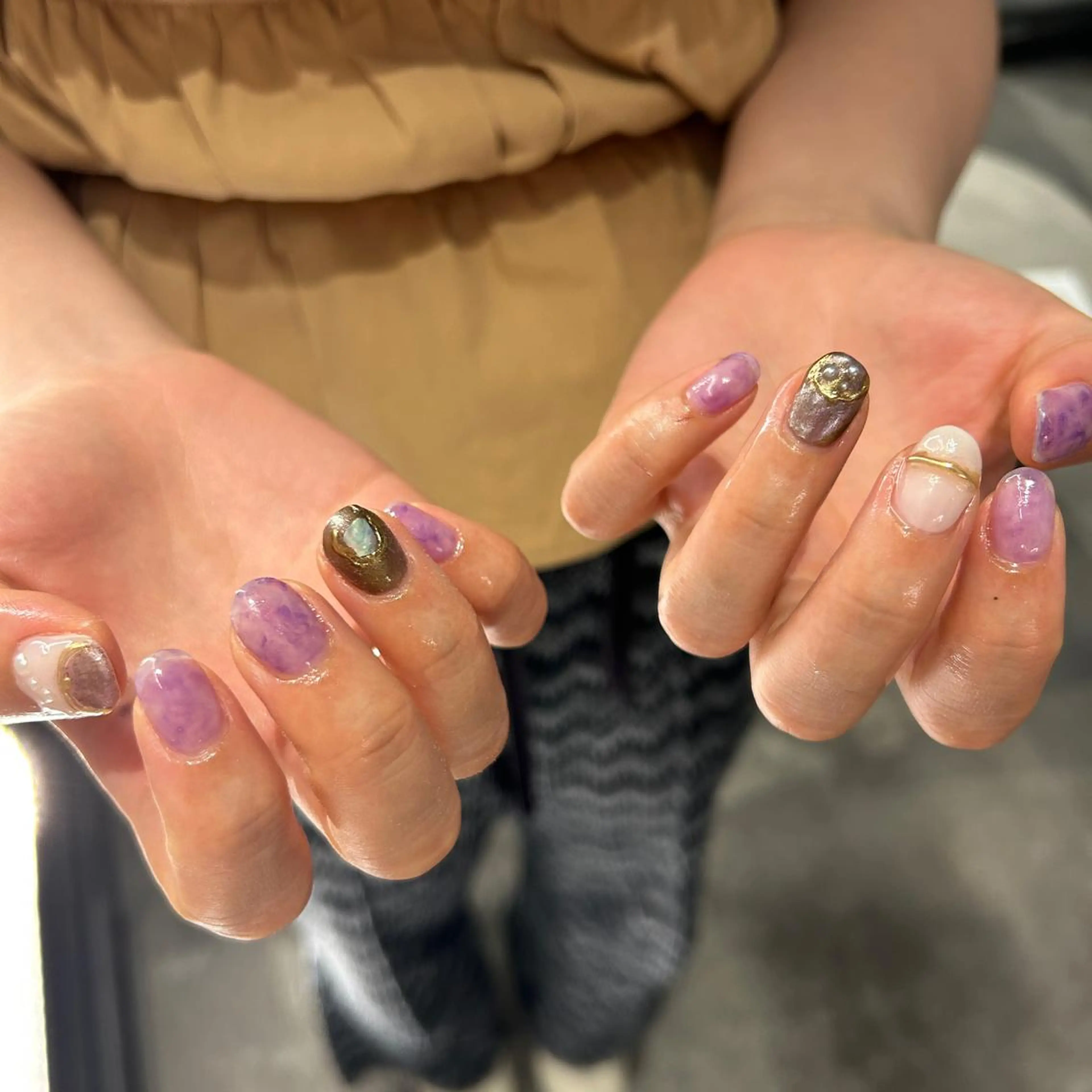 ネイル アートネイル ハンドネイル sayaka 🩰のネイルデザイン