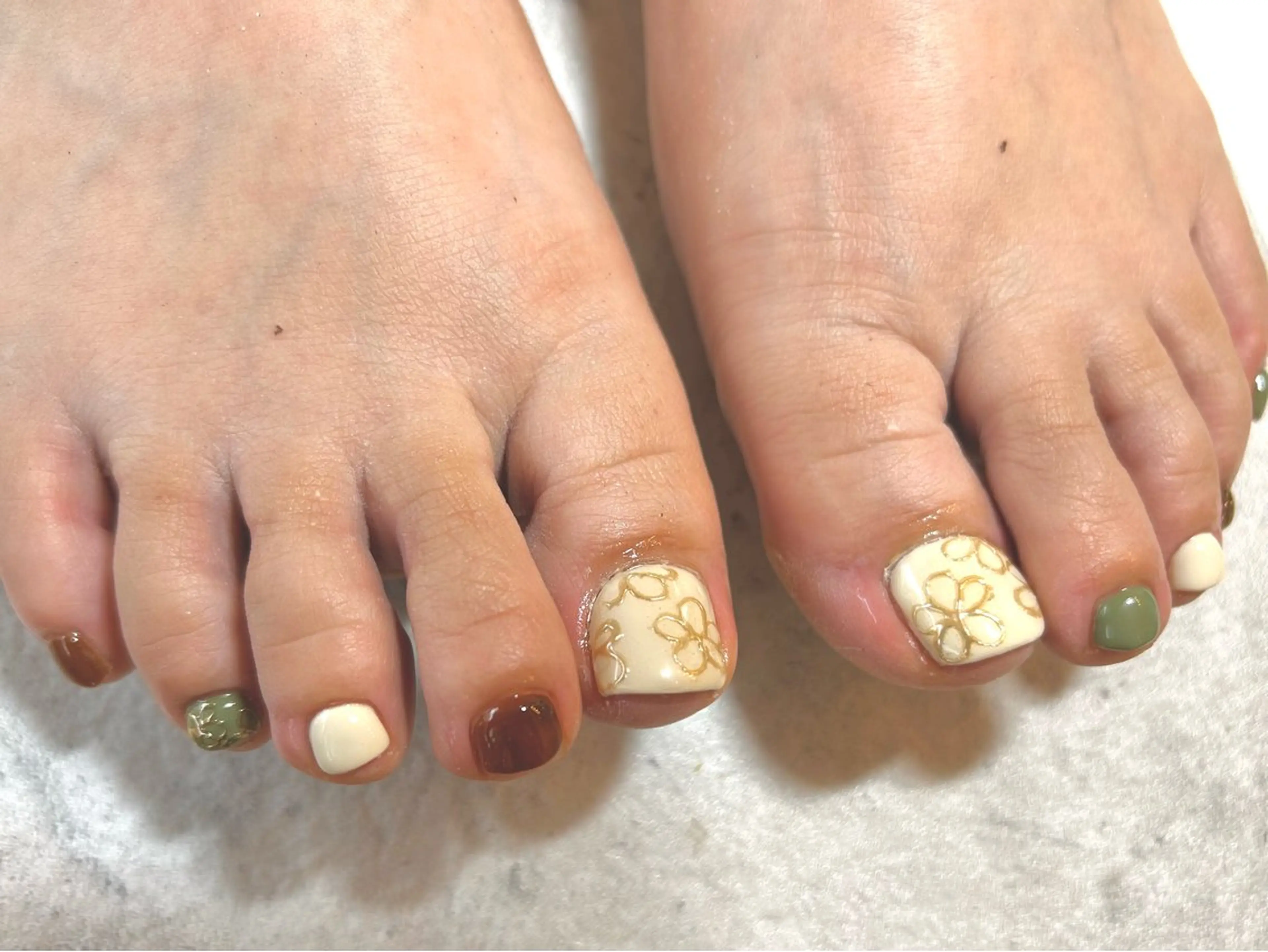 ネイル フットネイル ArcoIris所属・Arco Iris 告瑠莉のネイルデザイン