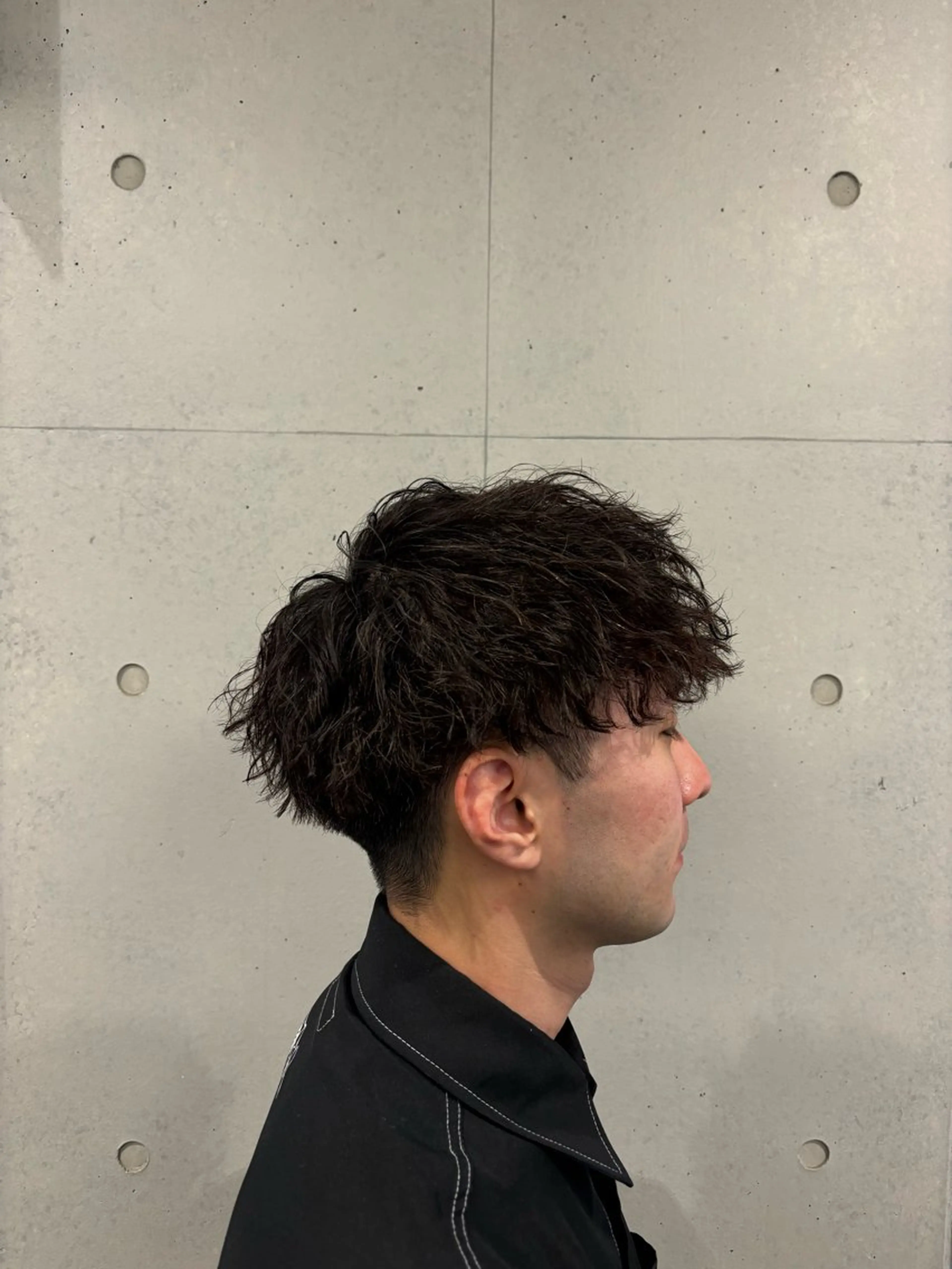 ショート パーマ メンズ カット パーマ メンズサロン/戸塚駅 東口3分/冨田大輝のヘアスタイル