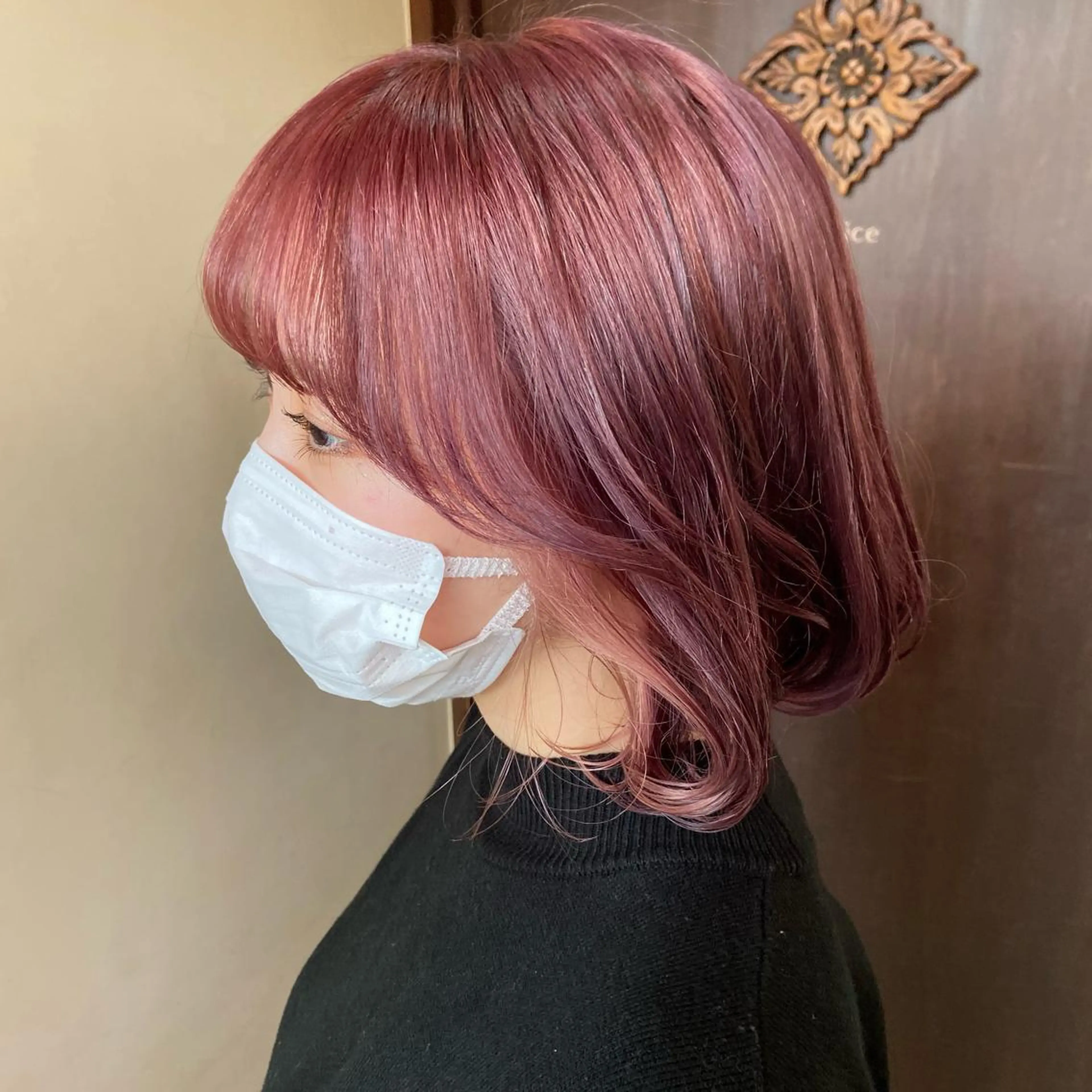ショート カラー ヘアアレンジ AIRFLOW所属・韓国ヘア ユイカのヘアスタイル
