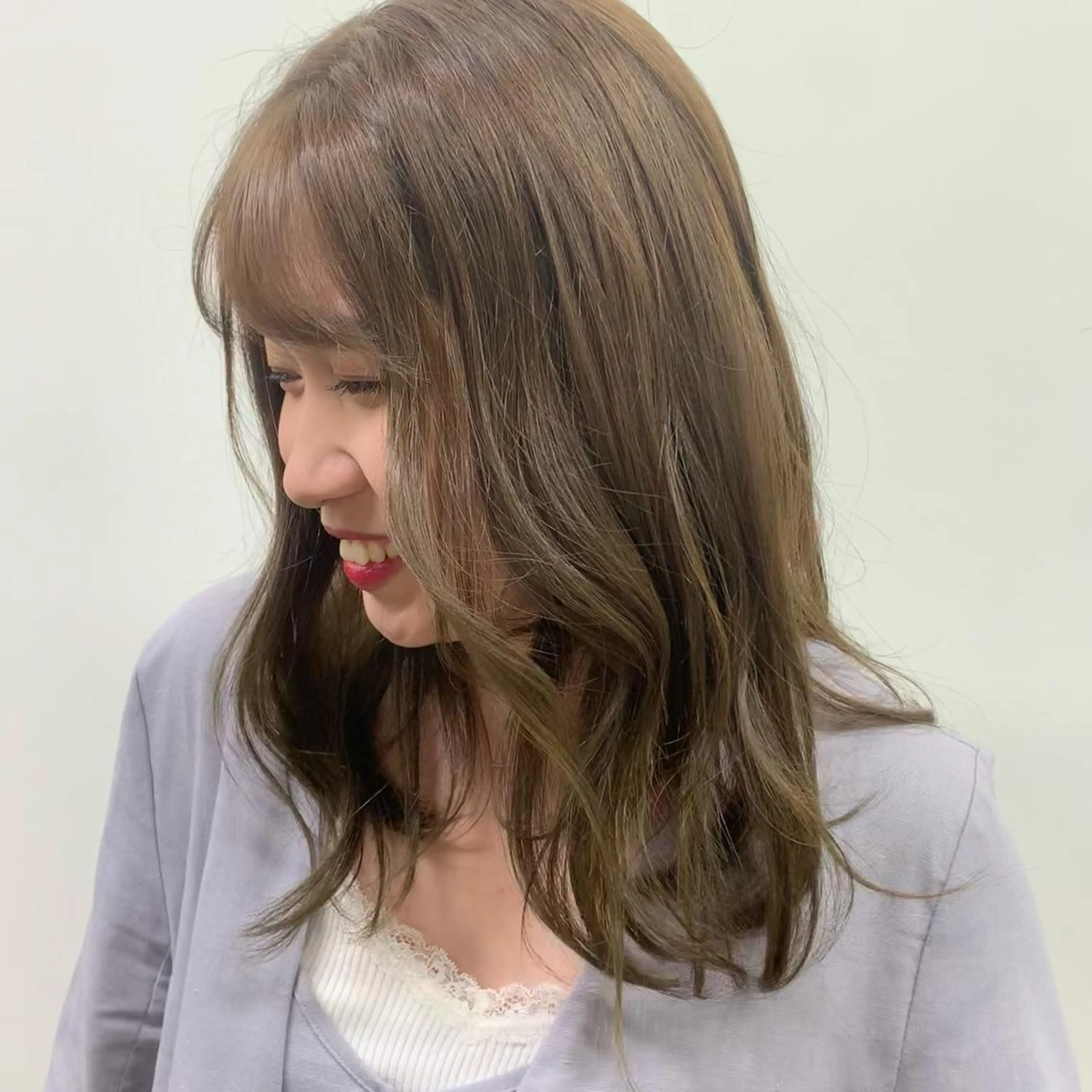 ロング Ririkoボブ 透明感カラー🤍のヘアスタイル