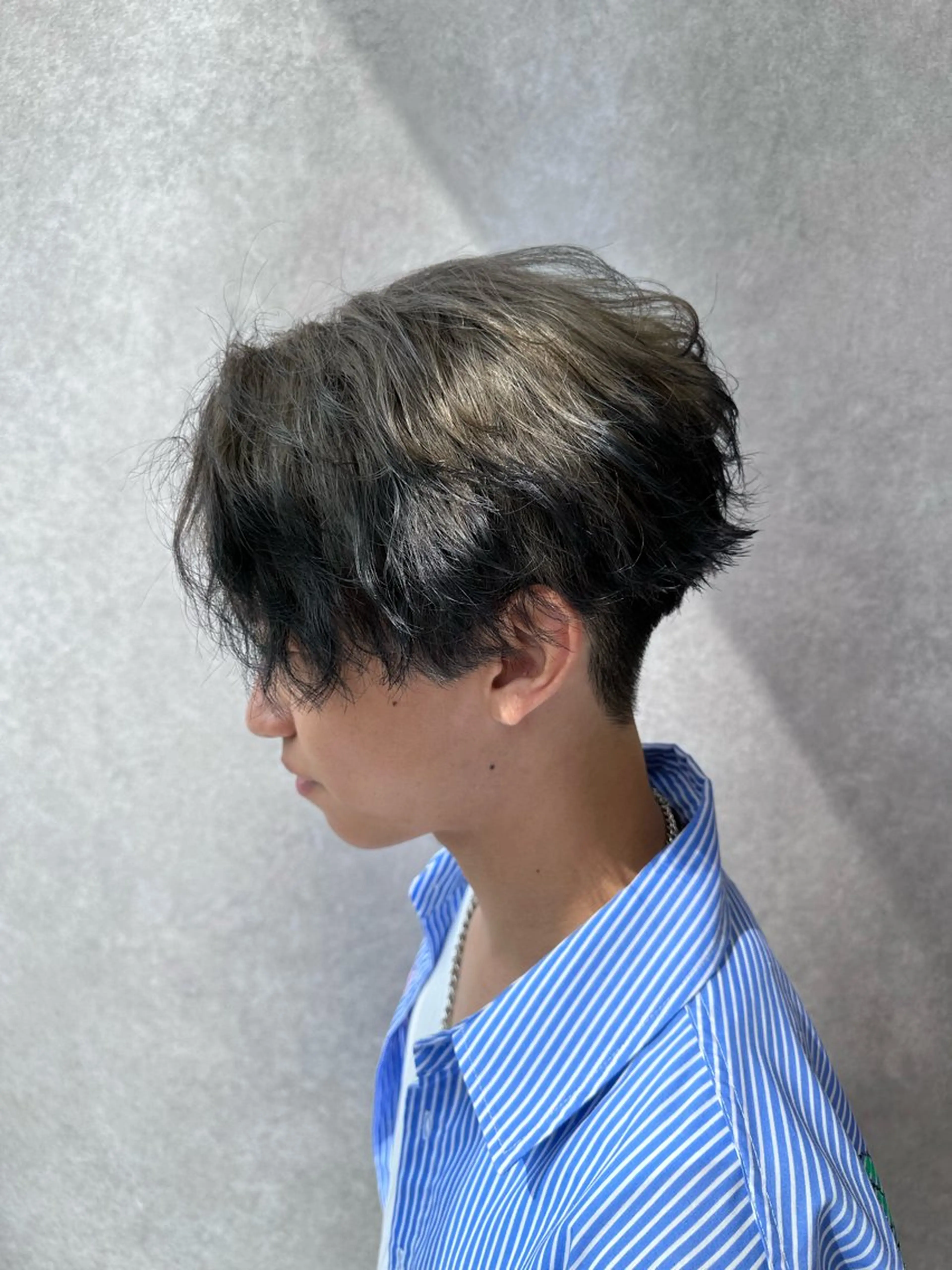 ショート カラー メンズ 🔸縮毛矯正/髪質 改善カラー石崎🔸のヘアスタイル