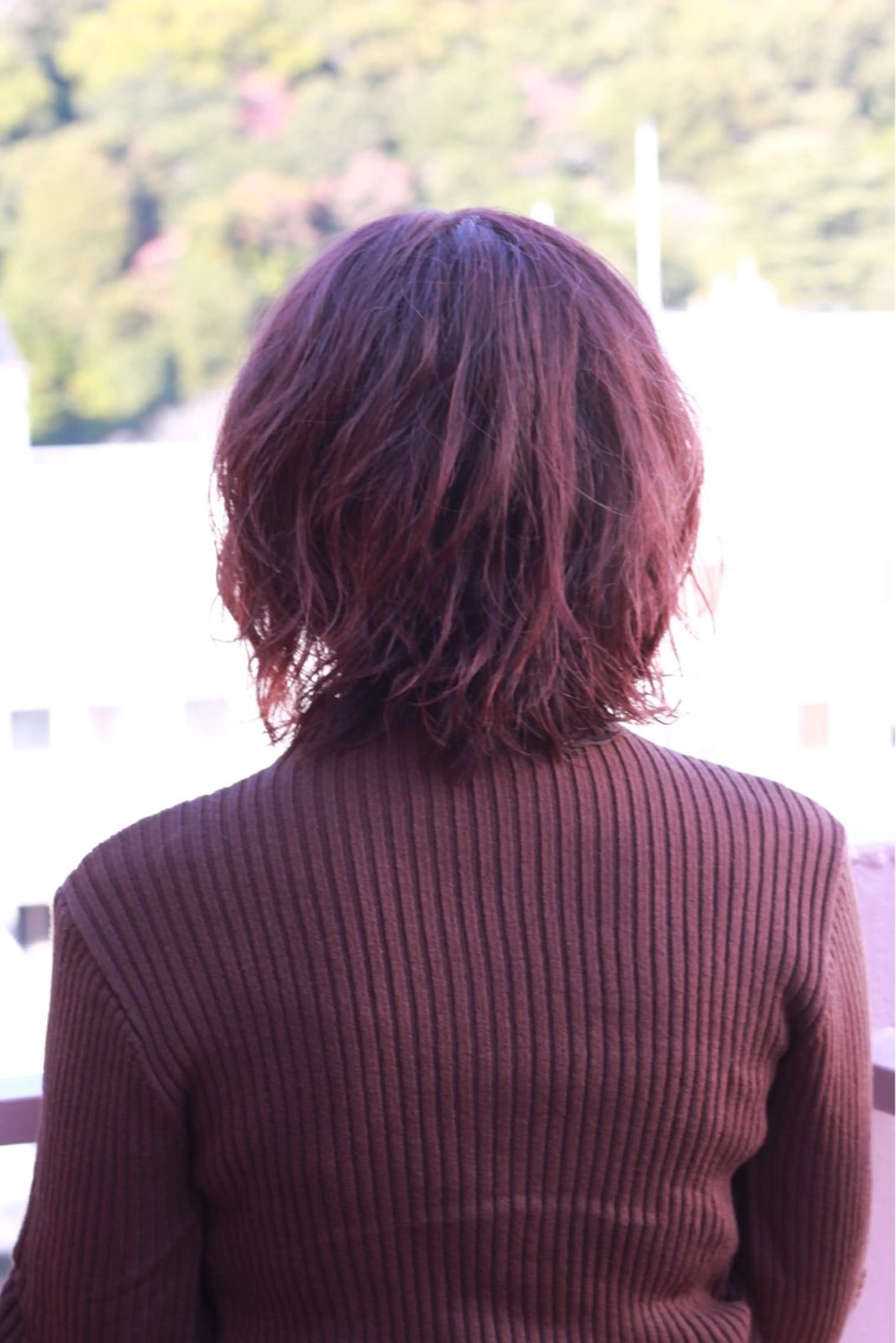 ショート カラー パーマ ピンクカラー ヘアカラー トリートメント Viage （ビアージュ）のヘアスタイル