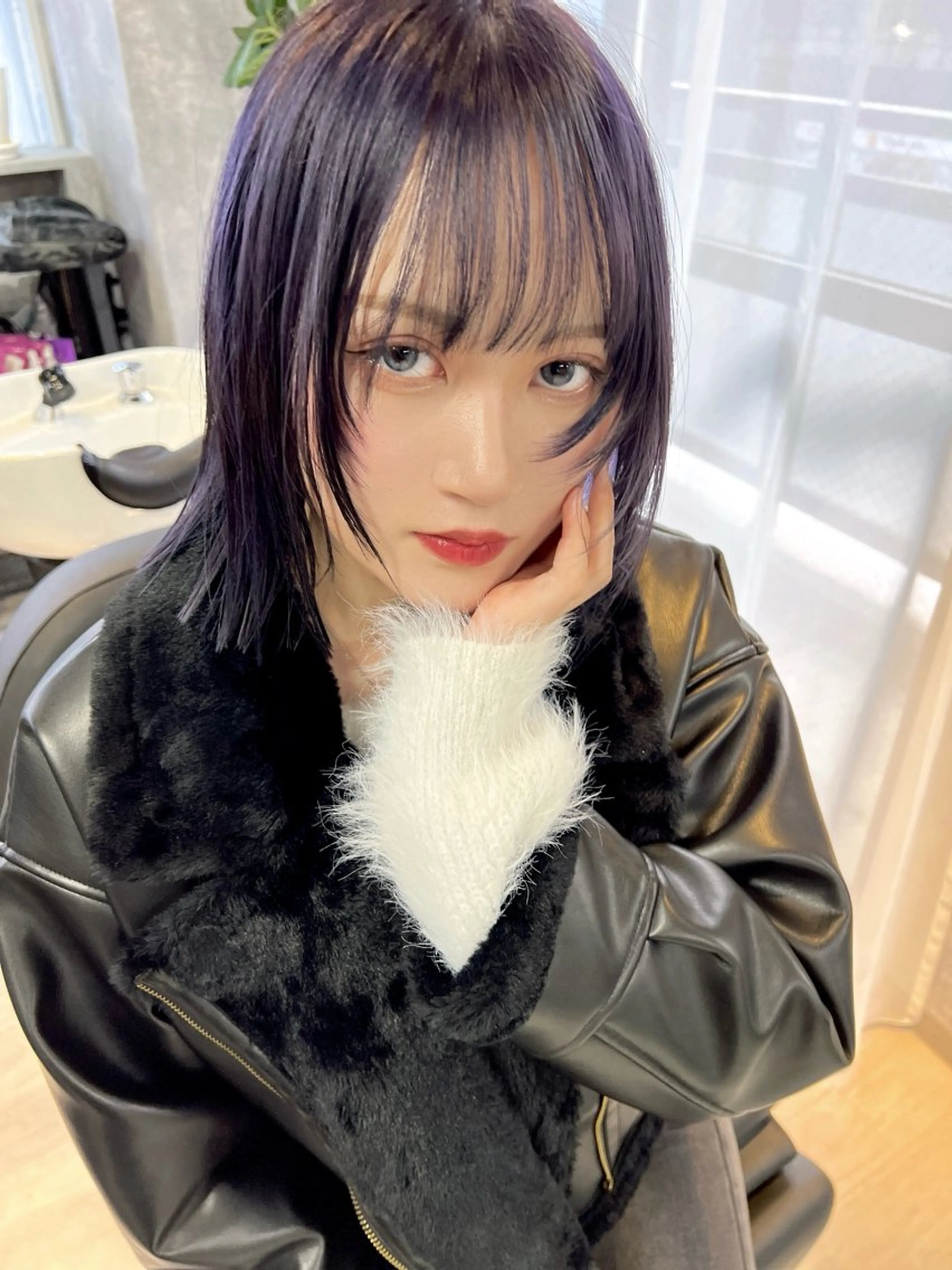 ミディアム 文屋 颯のヘアスタイル