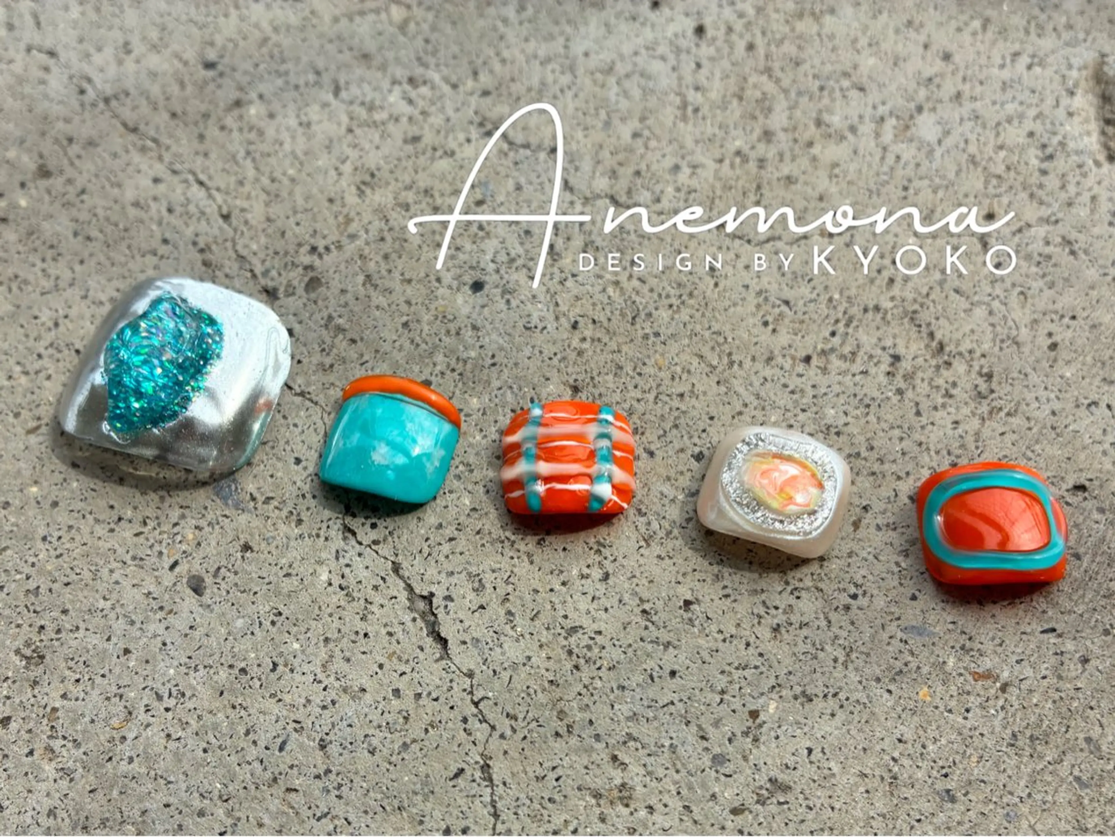 ネイル フットネイル 【ANEMONA】 Kyokoのネイルデザイン