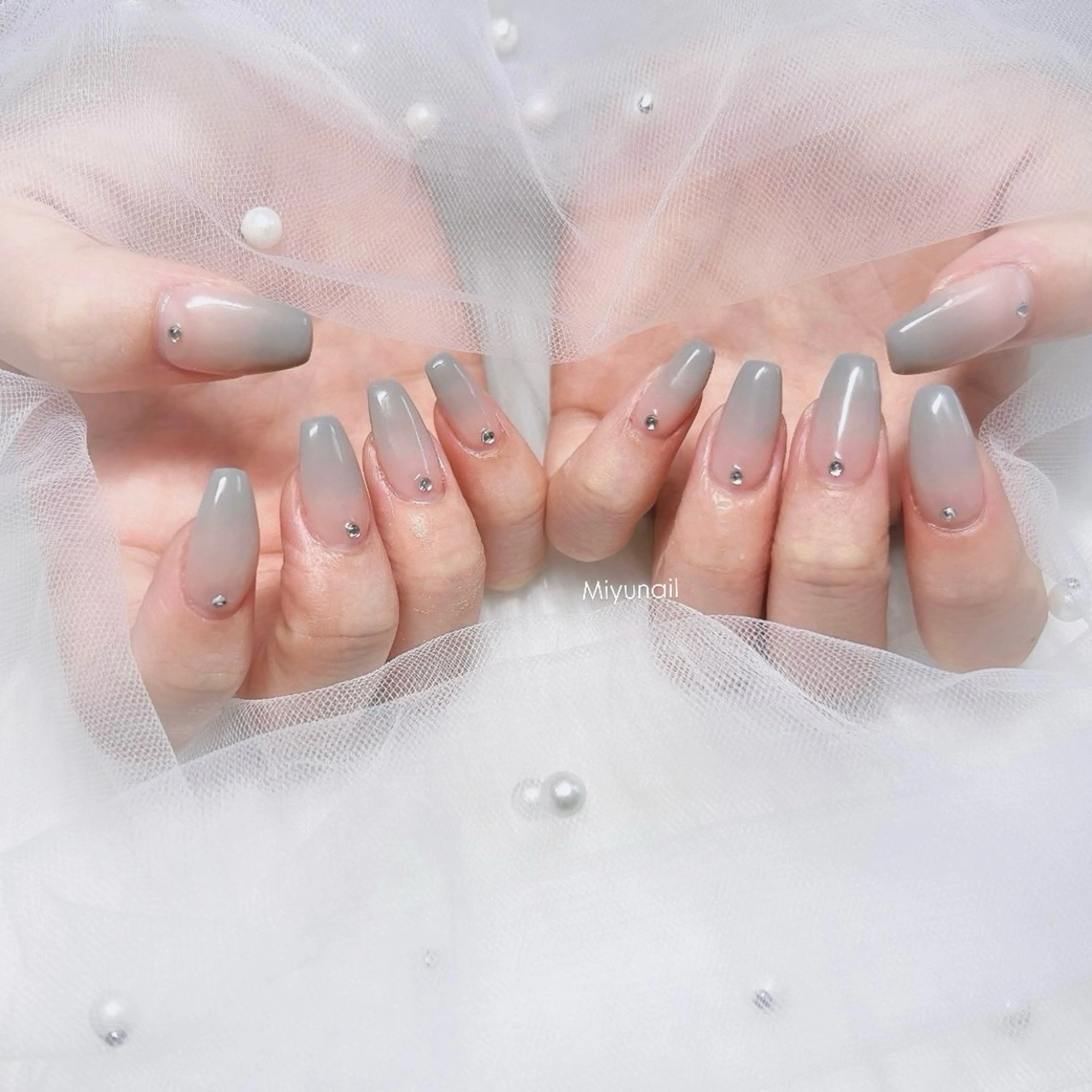 【オフ無し】ジェルフレンチorカラーグラデーション🍒の写真