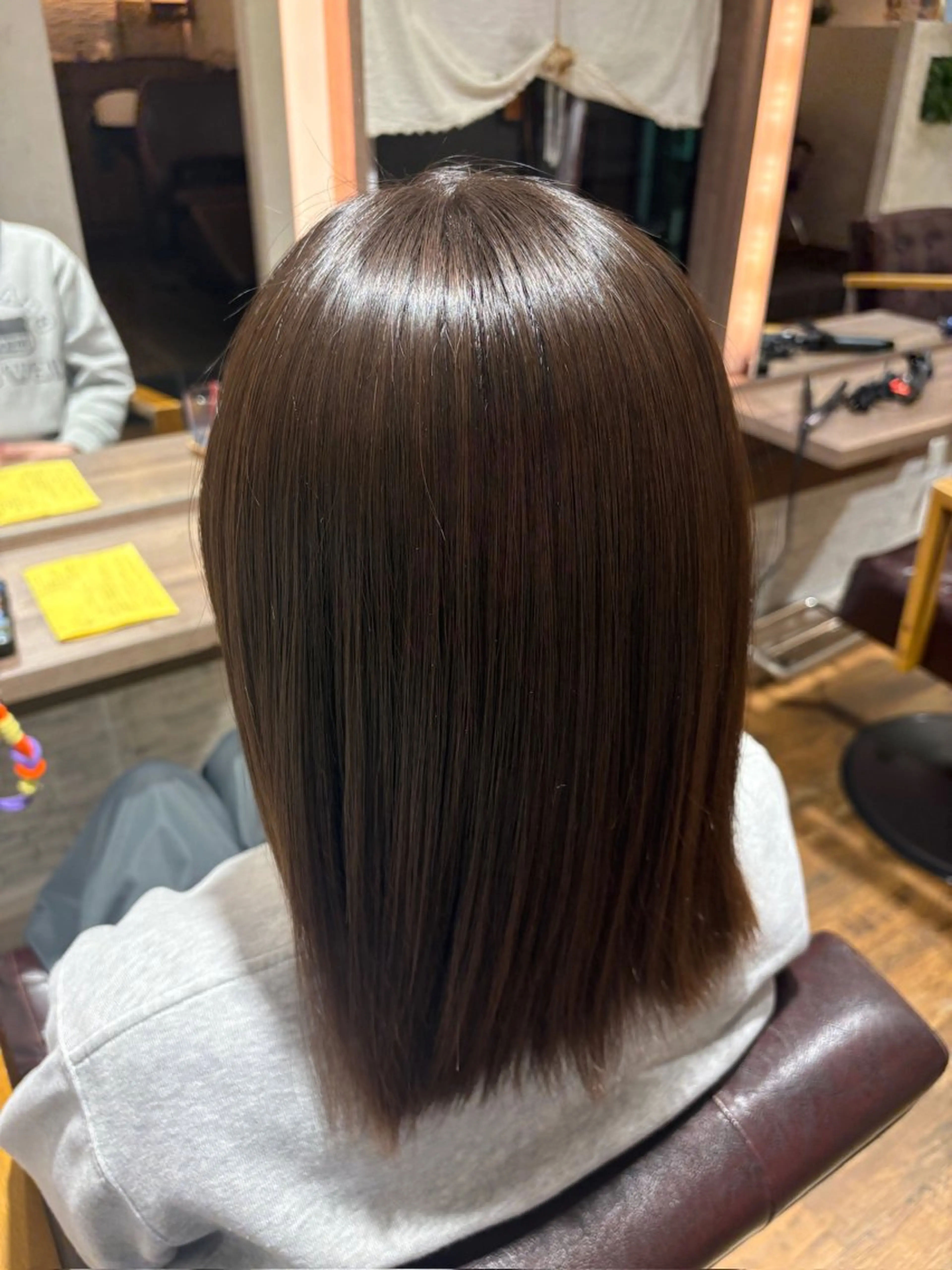 ミディアム 縮毛矯正 Rito 縮毛矯正のヘアスタイル