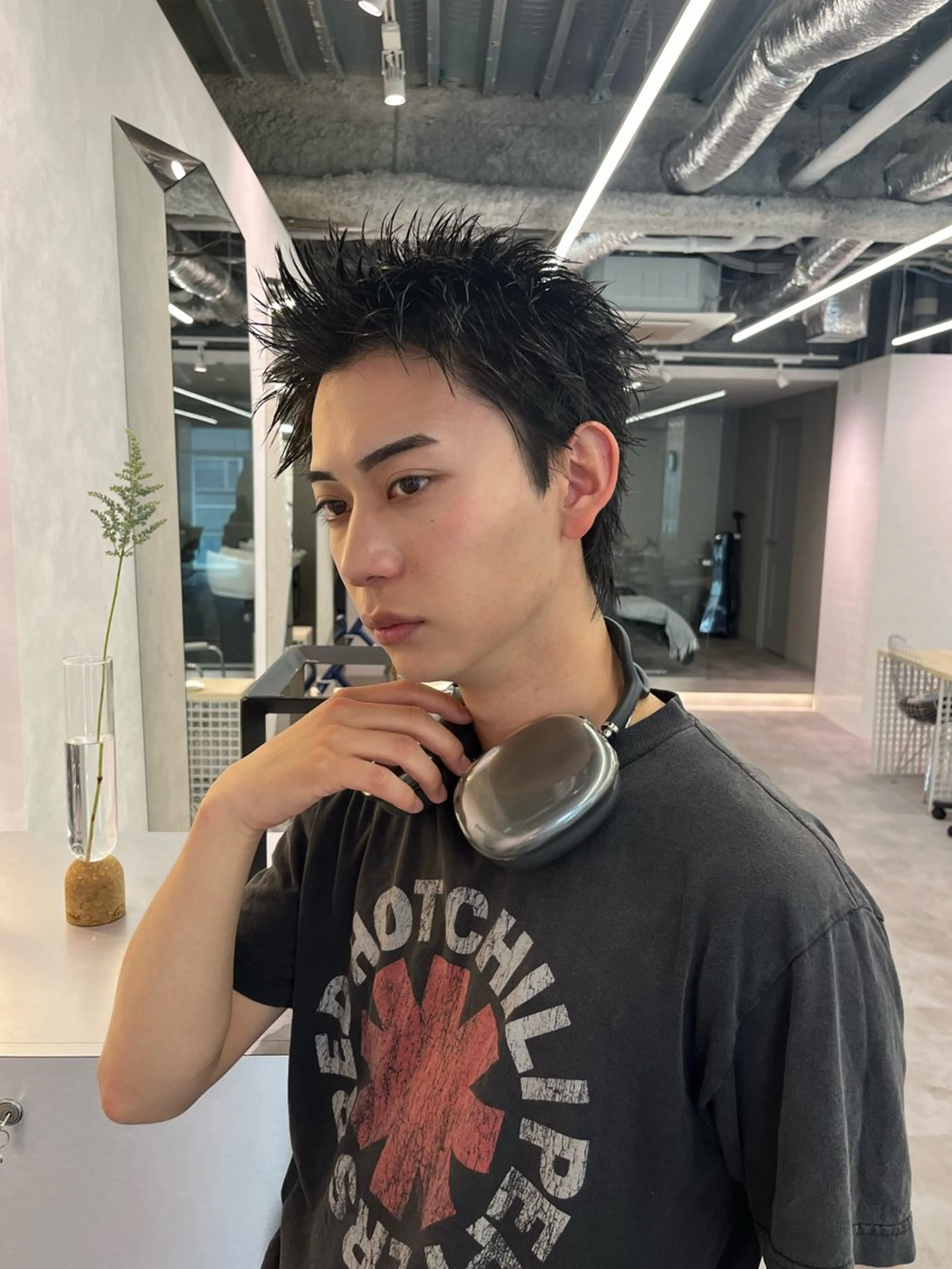 メンズ スパイキーショート 刈り上げ カット メンズ特化美容師 水野友貴のヘアスタイル