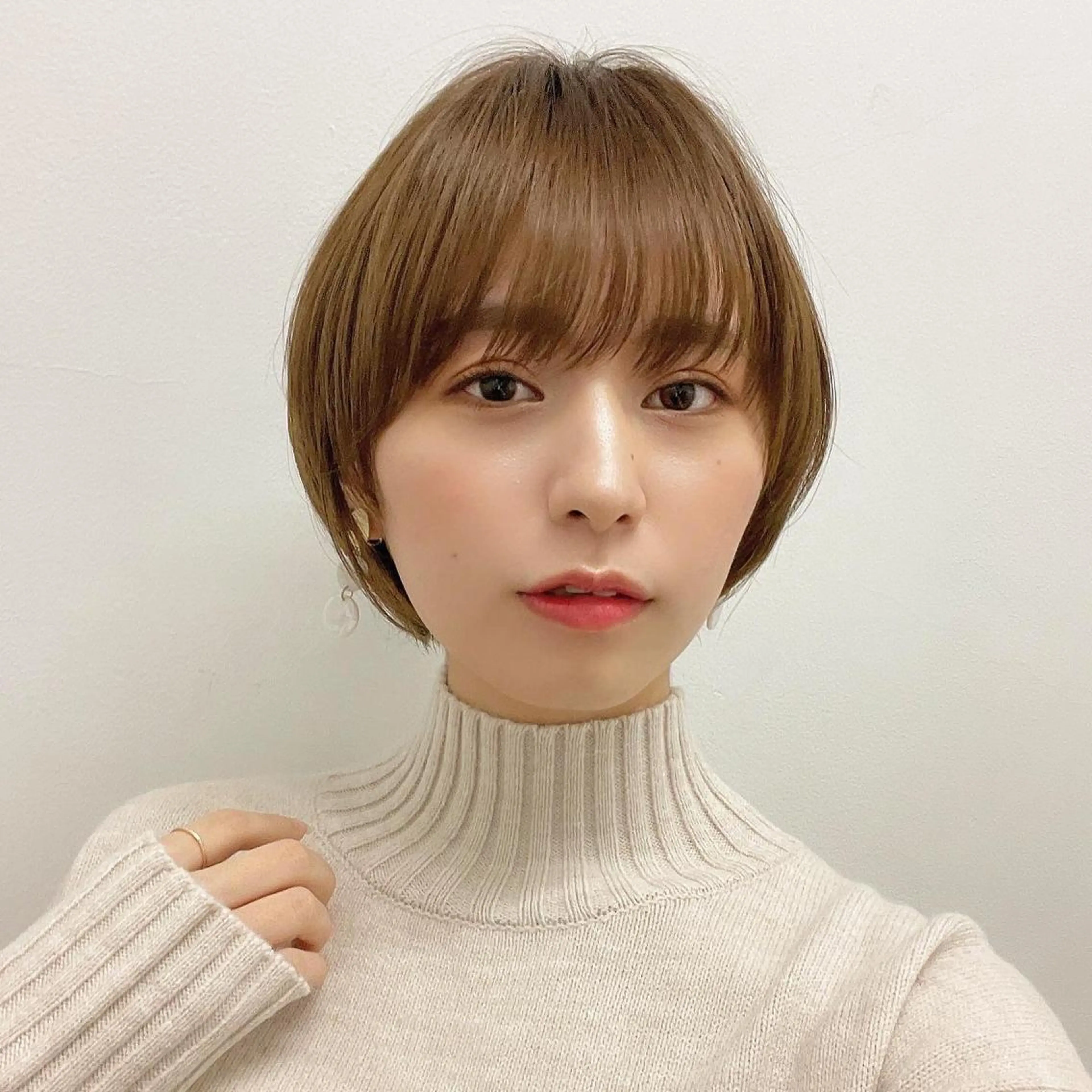 ショート カラー カット ヘアカラー トリートメント 縮毛/ショート/ ボブ/レイヤー/小原のヘアスタイル