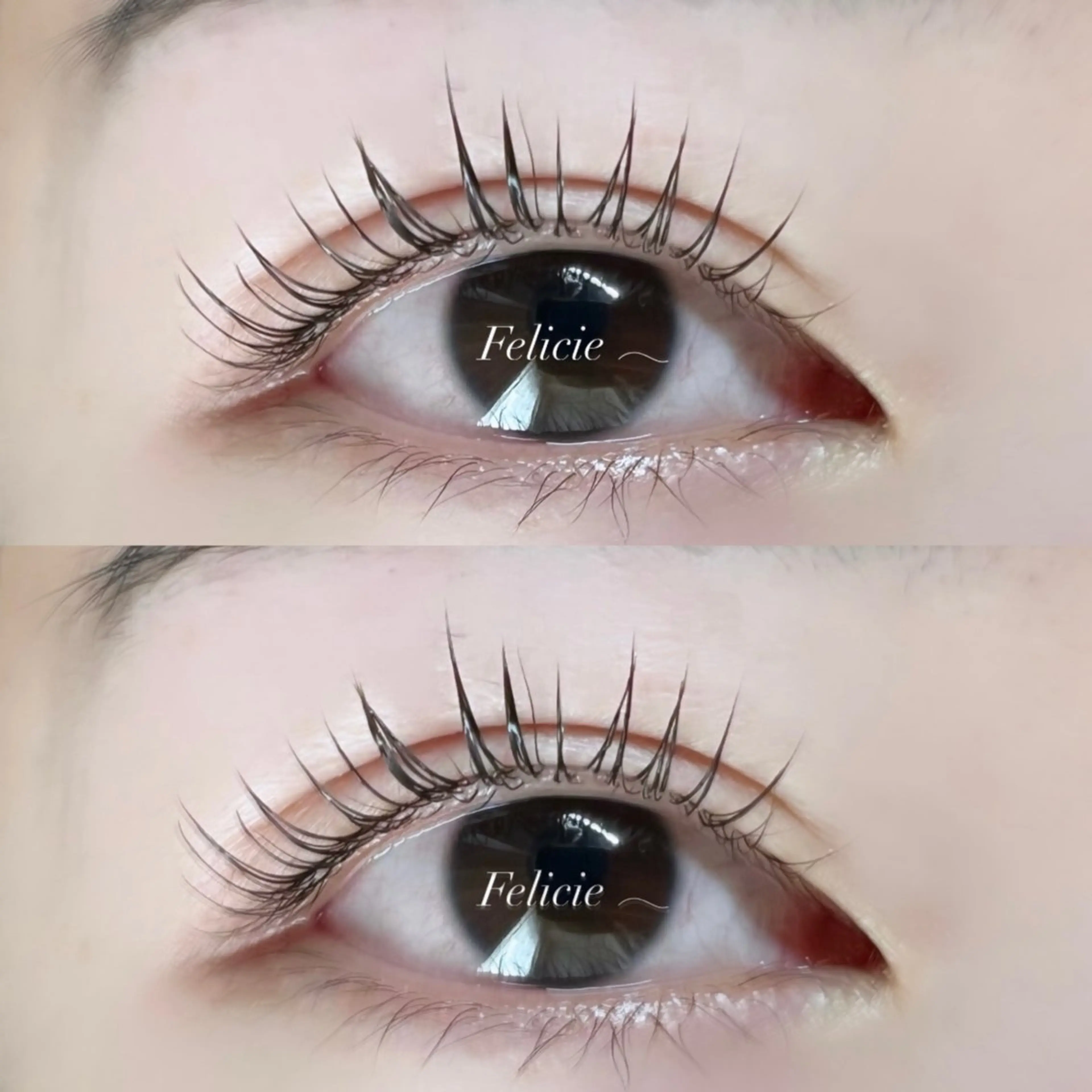 マツエク・マツパ パリジェンヌラッシュリフト マツパ Felicie＊ Sayakaのマツエク・マツパデザイン