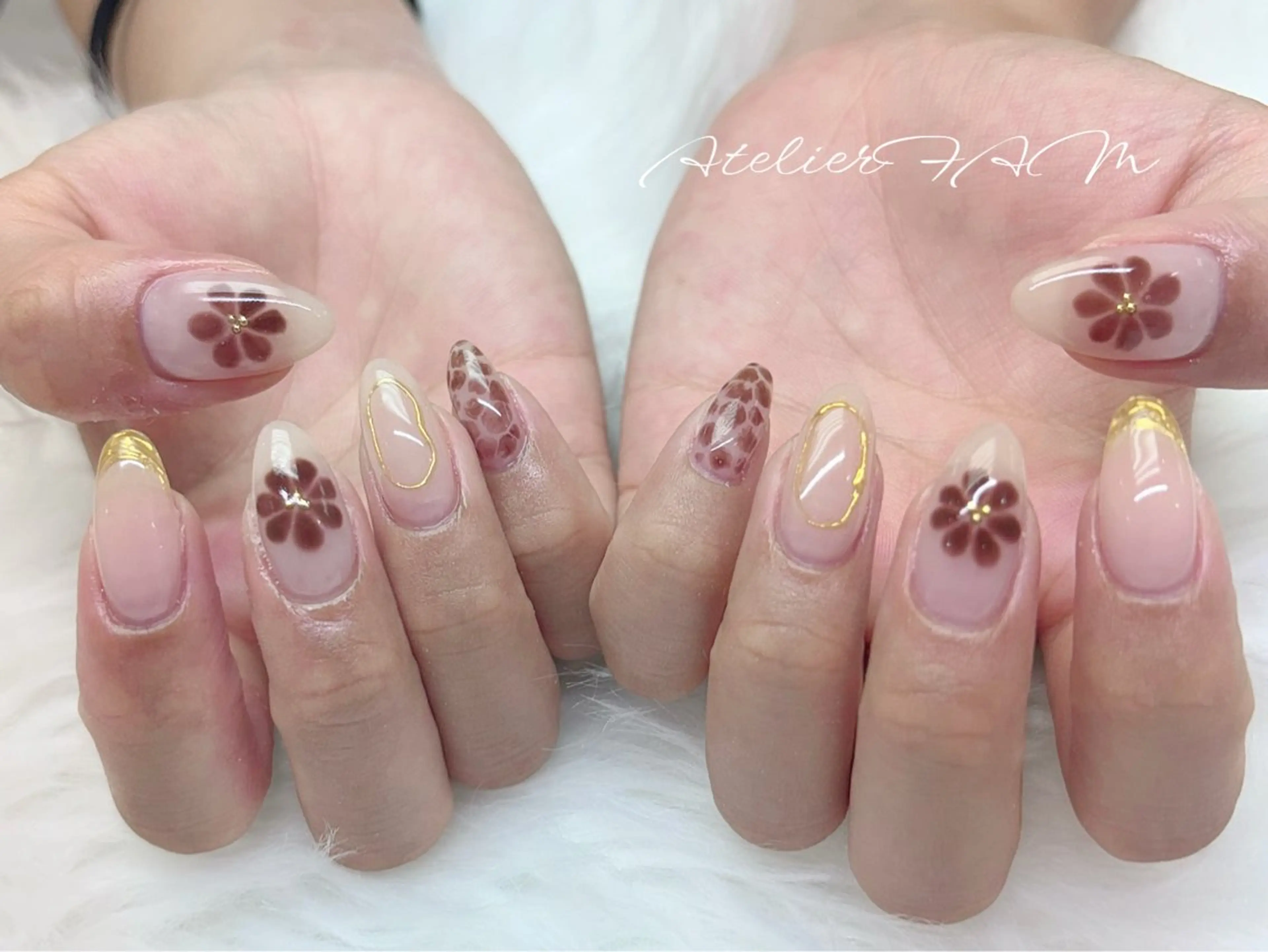 ネイル ハンドネイル nail&eyelashsalon atelier fam上本町店所属・アトリエ FAMのネイルデザイン