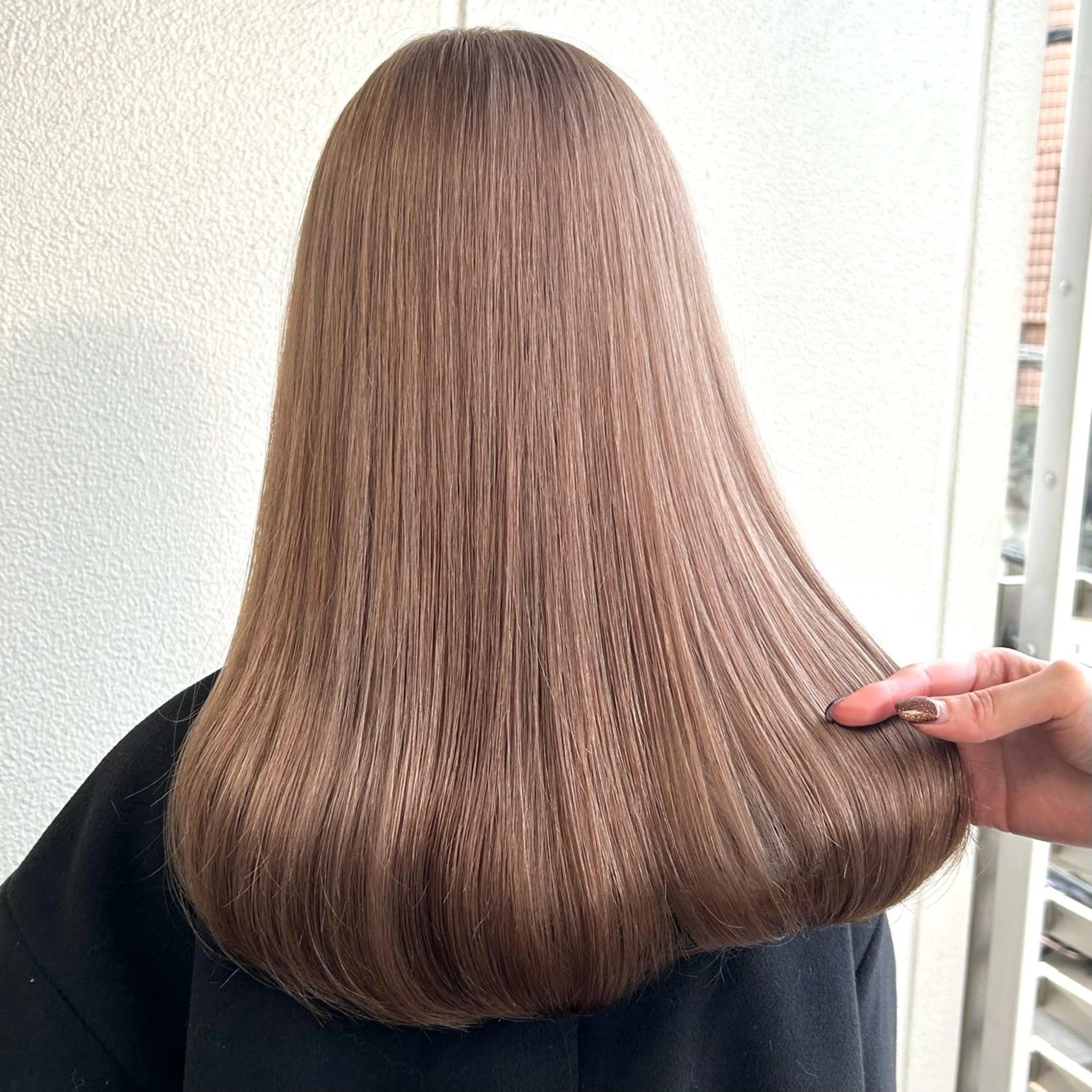 【12月限定⛄️】ハイブリーチリタッチクーポン🍯ハイブリーチリタッチ➕ケアカラー➕トリートメント🕊️🤍の写真