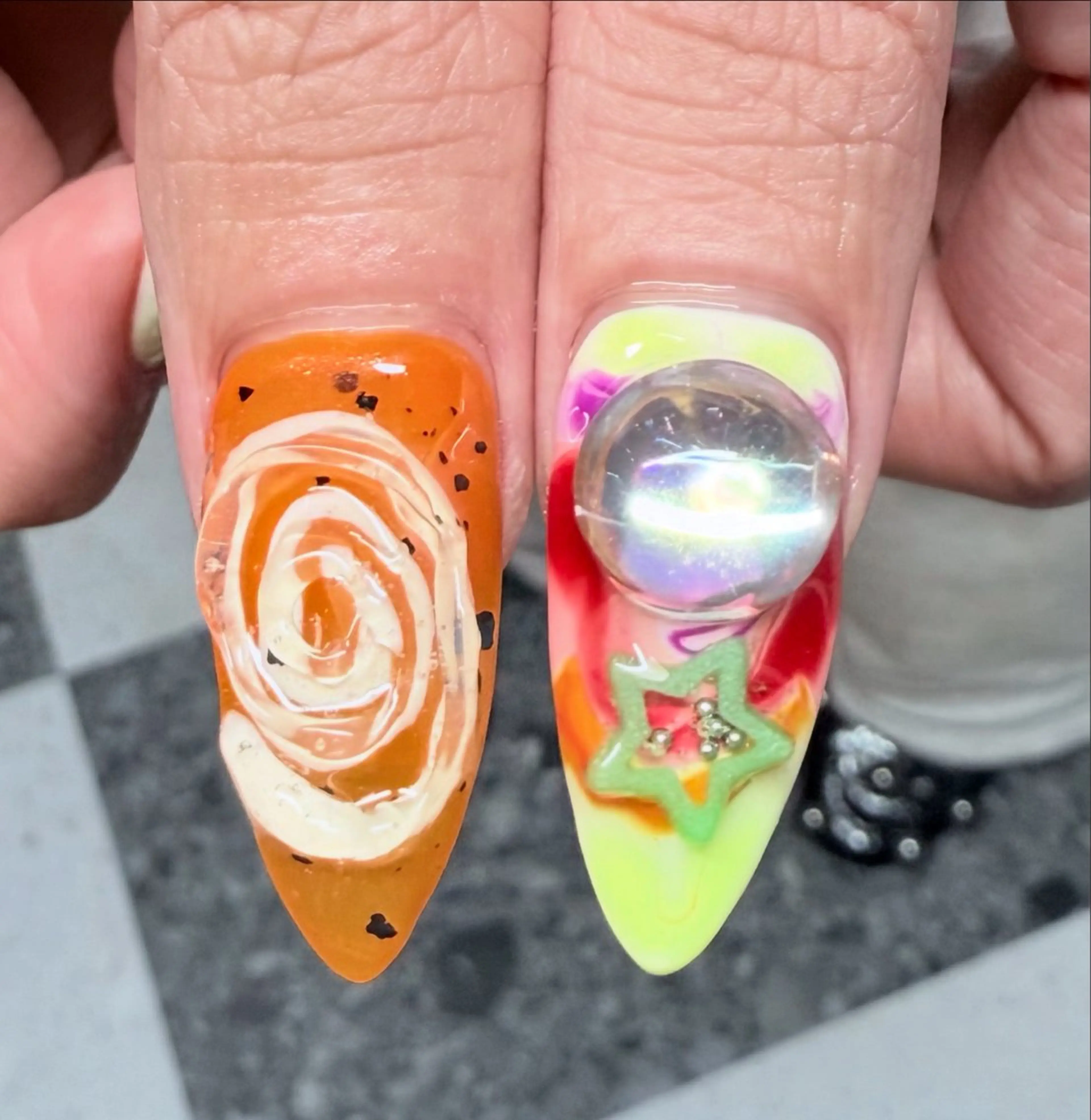 ネイル シンプルネイル ハンドネイル posa nail モエミのネイルデザイン