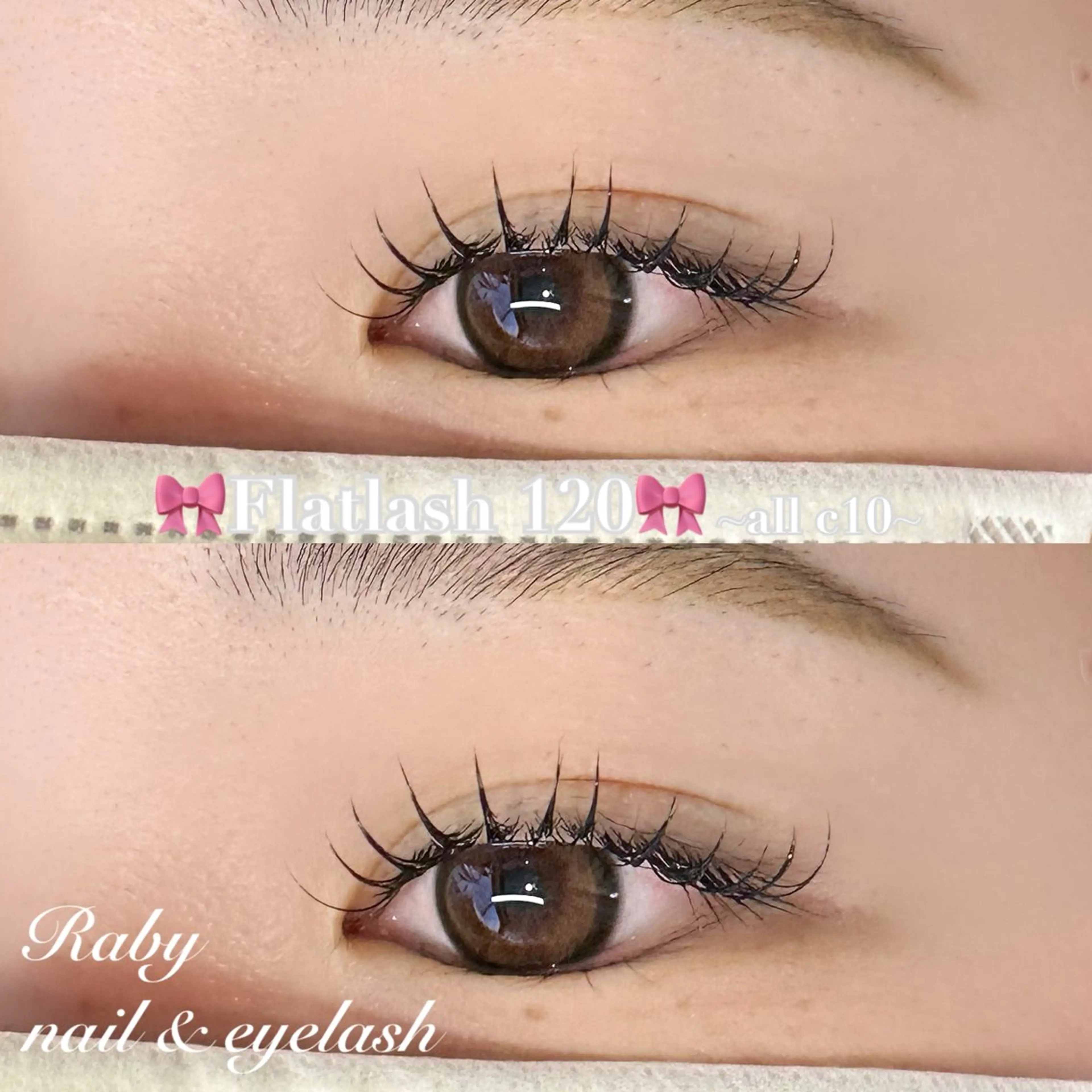 マツエク・マツパ フラットラッシュ マツエク Raby所属・Raby tomokaのマツエク・マツパデザイン